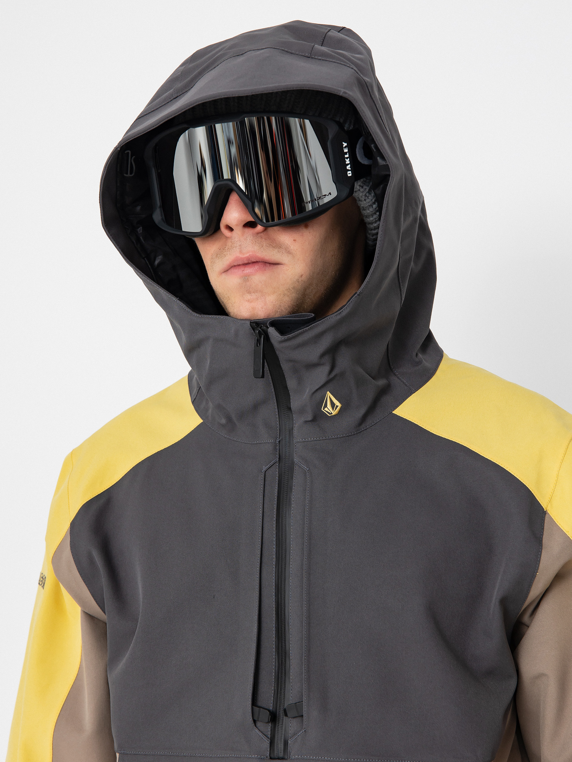 Pánska Snowboardová bunda Volcom Brighton Pullover (chestnut brown)