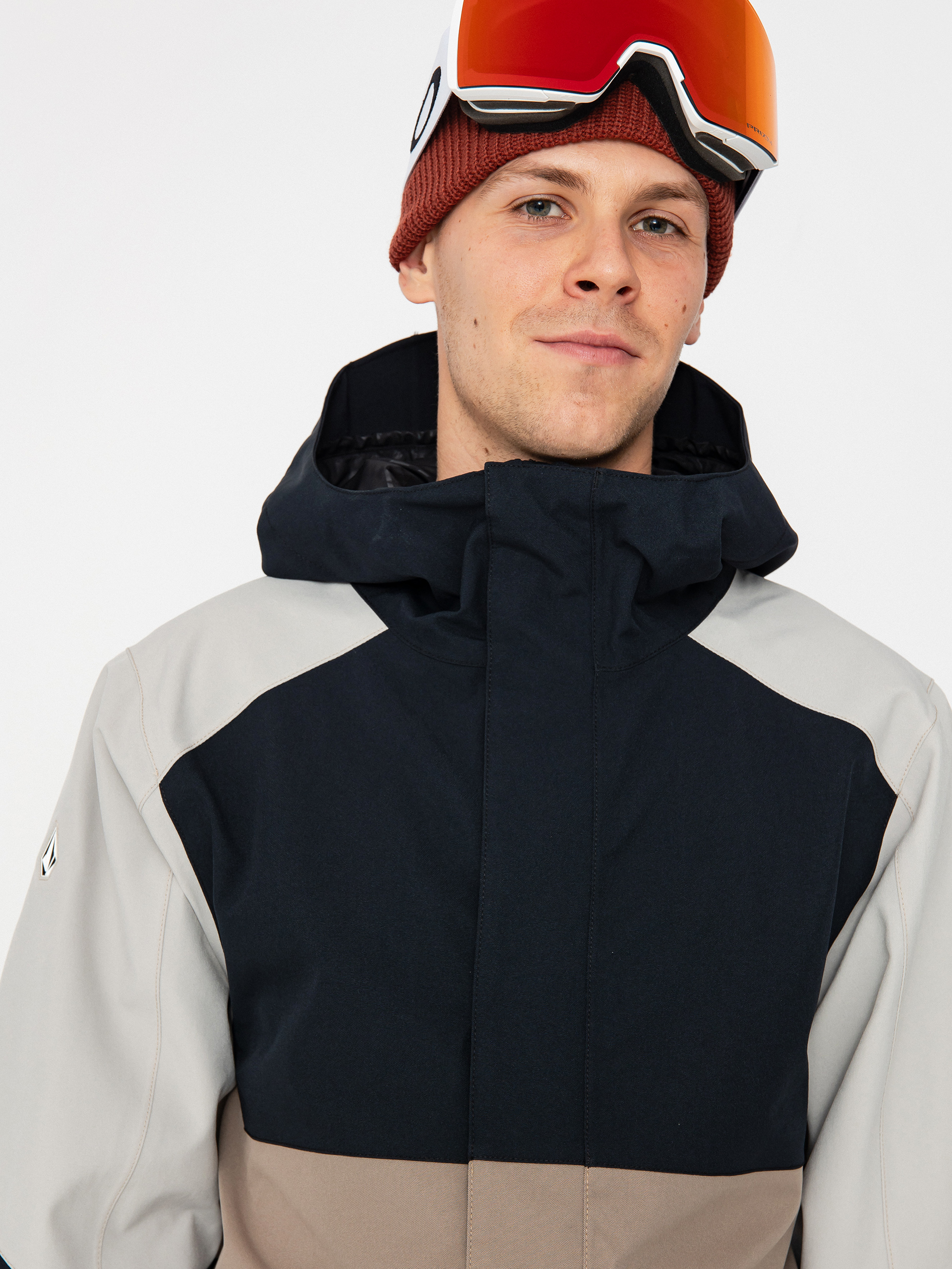 Pánska Snowboardová bunda Volcom Brighton Full Zip (chestnut brown)