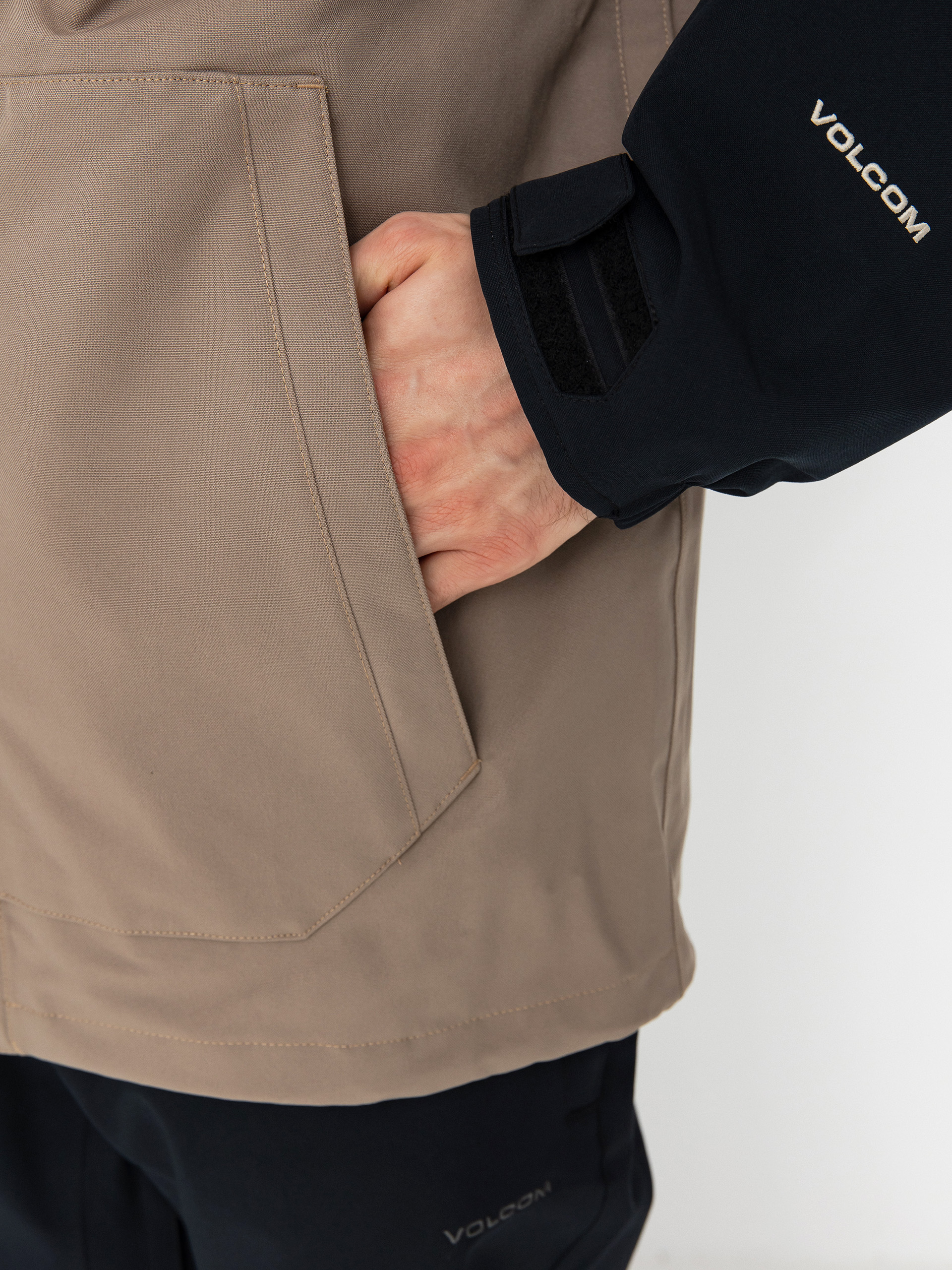 Pánska Snowboardová bunda Volcom Brighton Full Zip (chestnut brown)