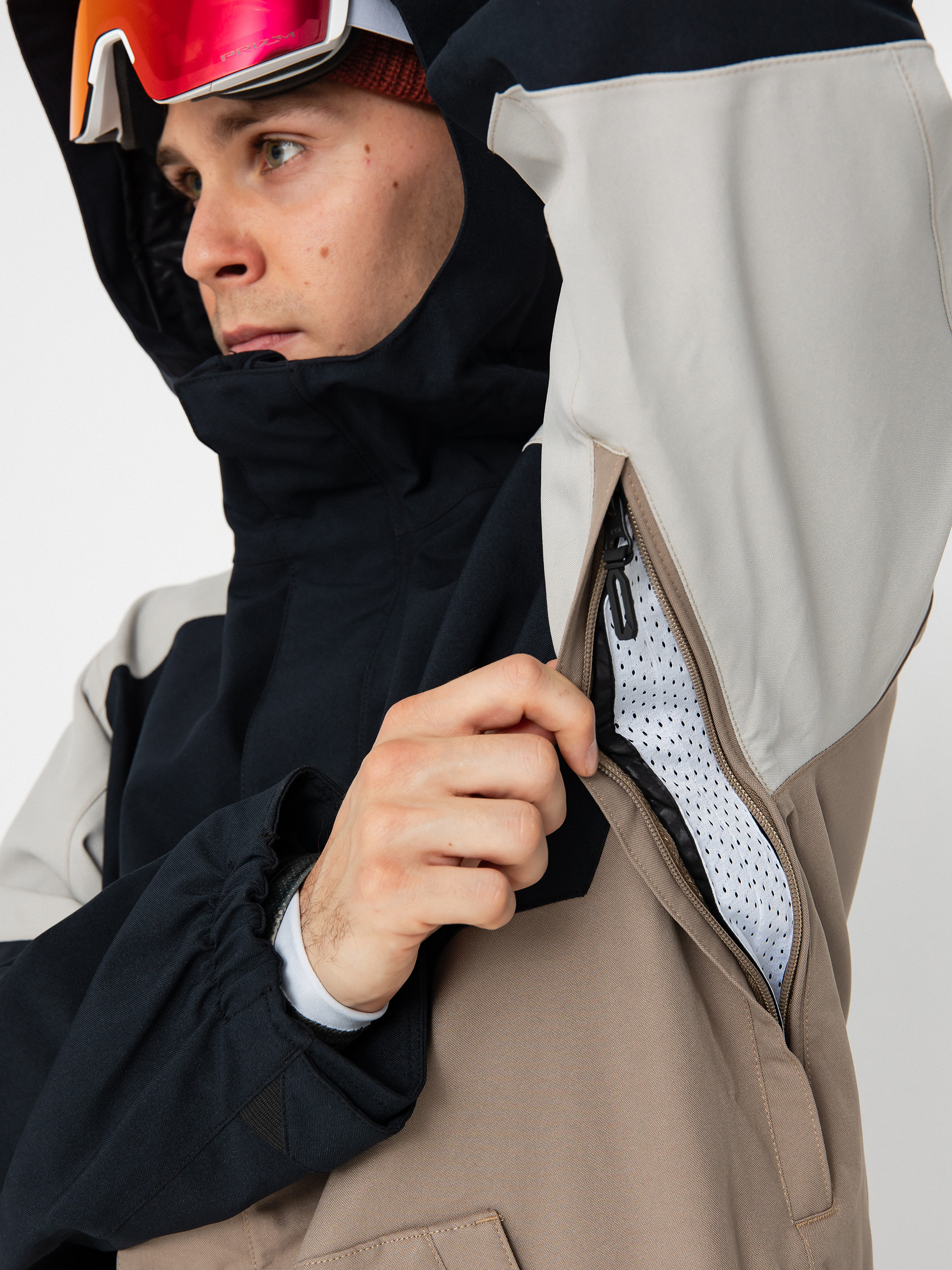 Pánska Snowboardová bunda Volcom Brighton Full Zip (chestnut brown)