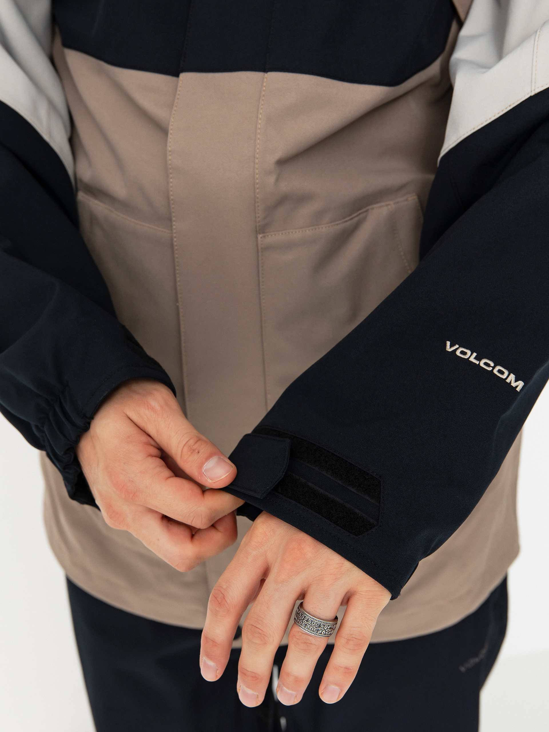 Pánska Snowboardová bunda Volcom Brighton Full Zip (chestnut brown)