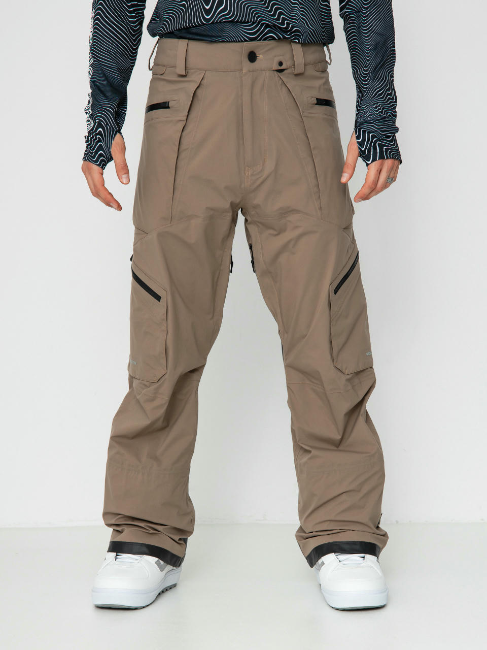 Pánske Snowboardové nohavice Volcom Guch Stretch Gore (chestnut brown)