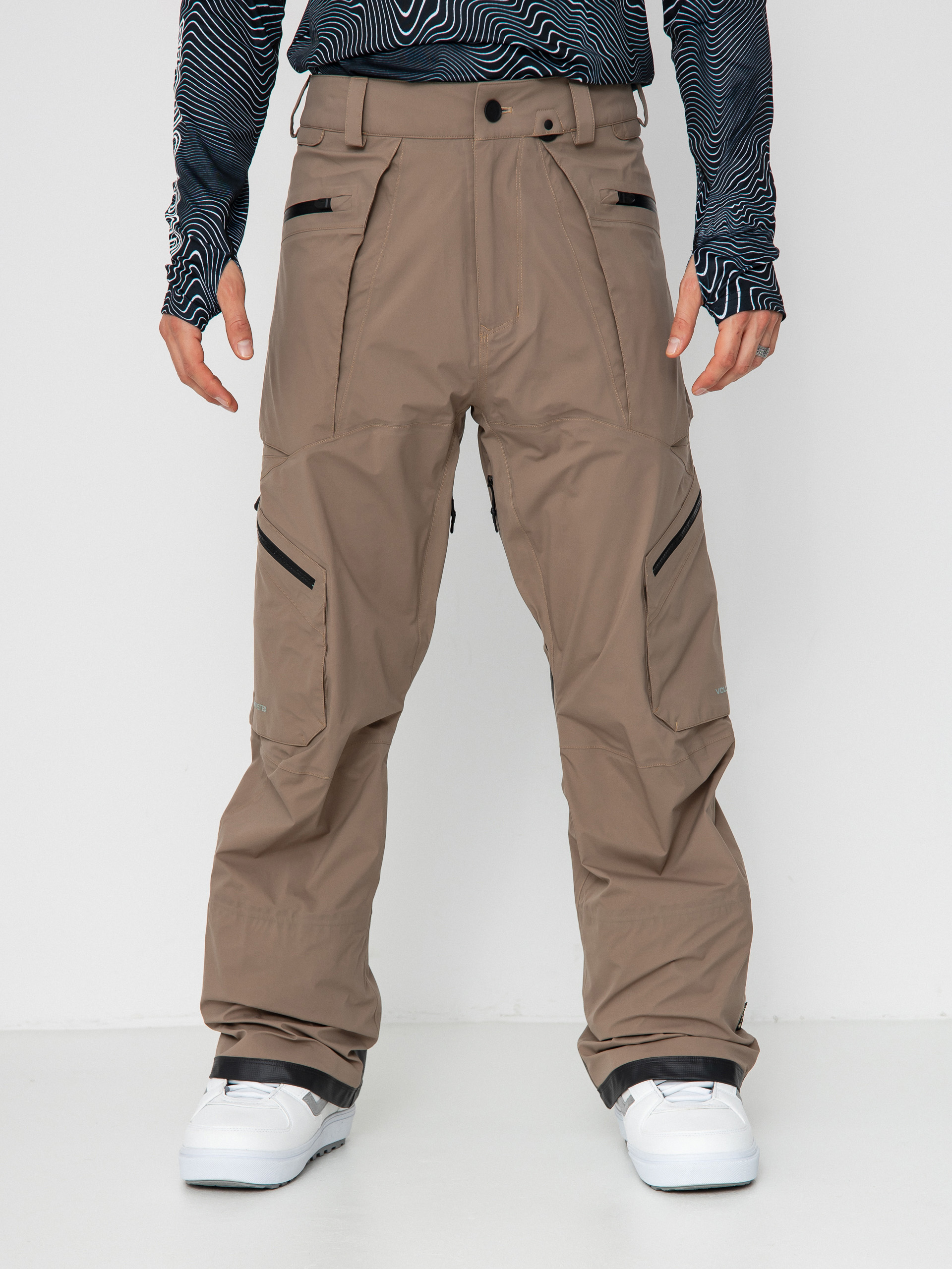 Snowboardové nohavice Volcom Guch Stretch Gore (chestnut brown)