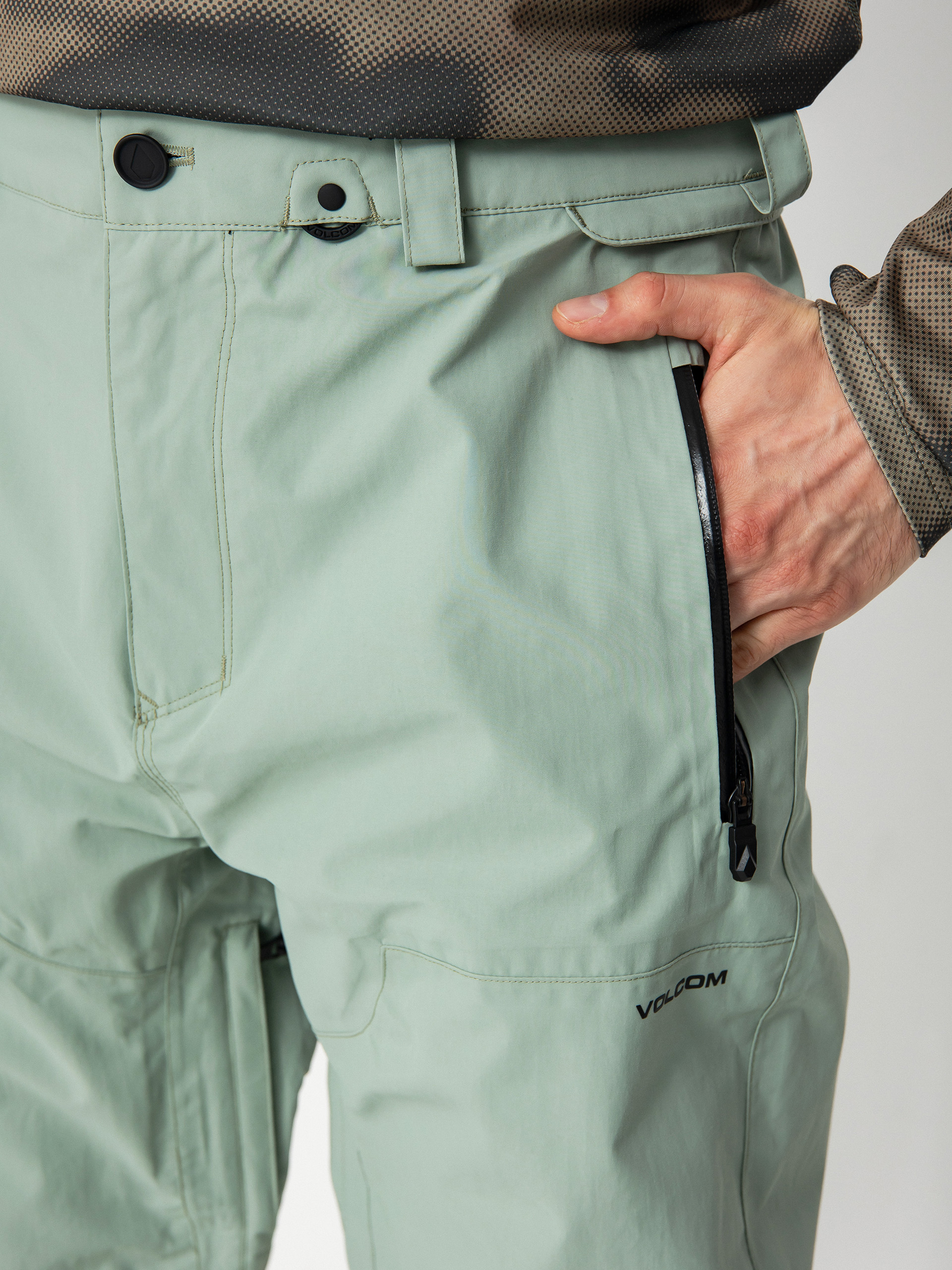 Pánske Snowboardové nohavice Volcom L Gore Tex (agave)