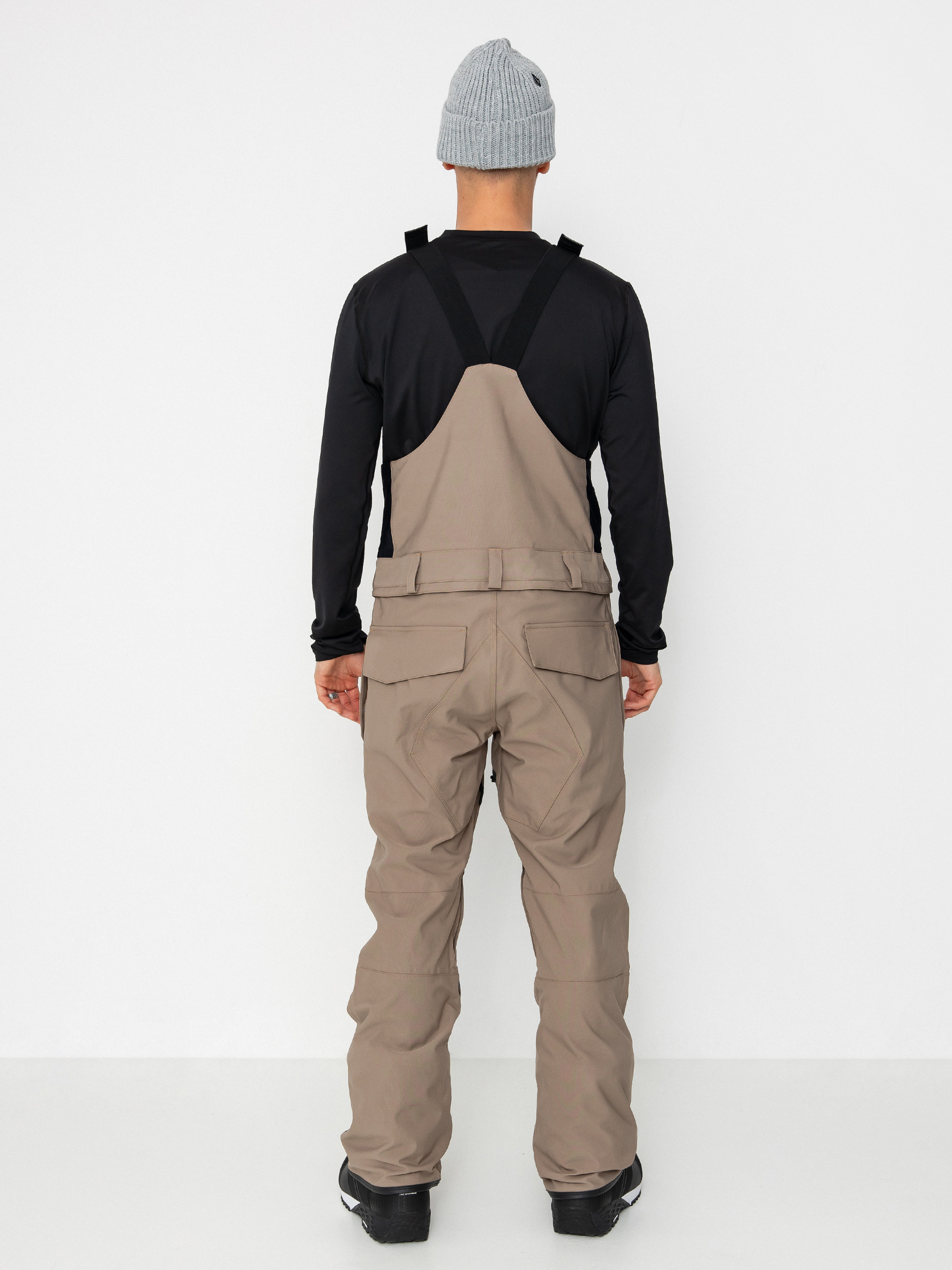 Pánske Snowboardové nohavice Volcom Roan Bib Overall (chestnut brown)