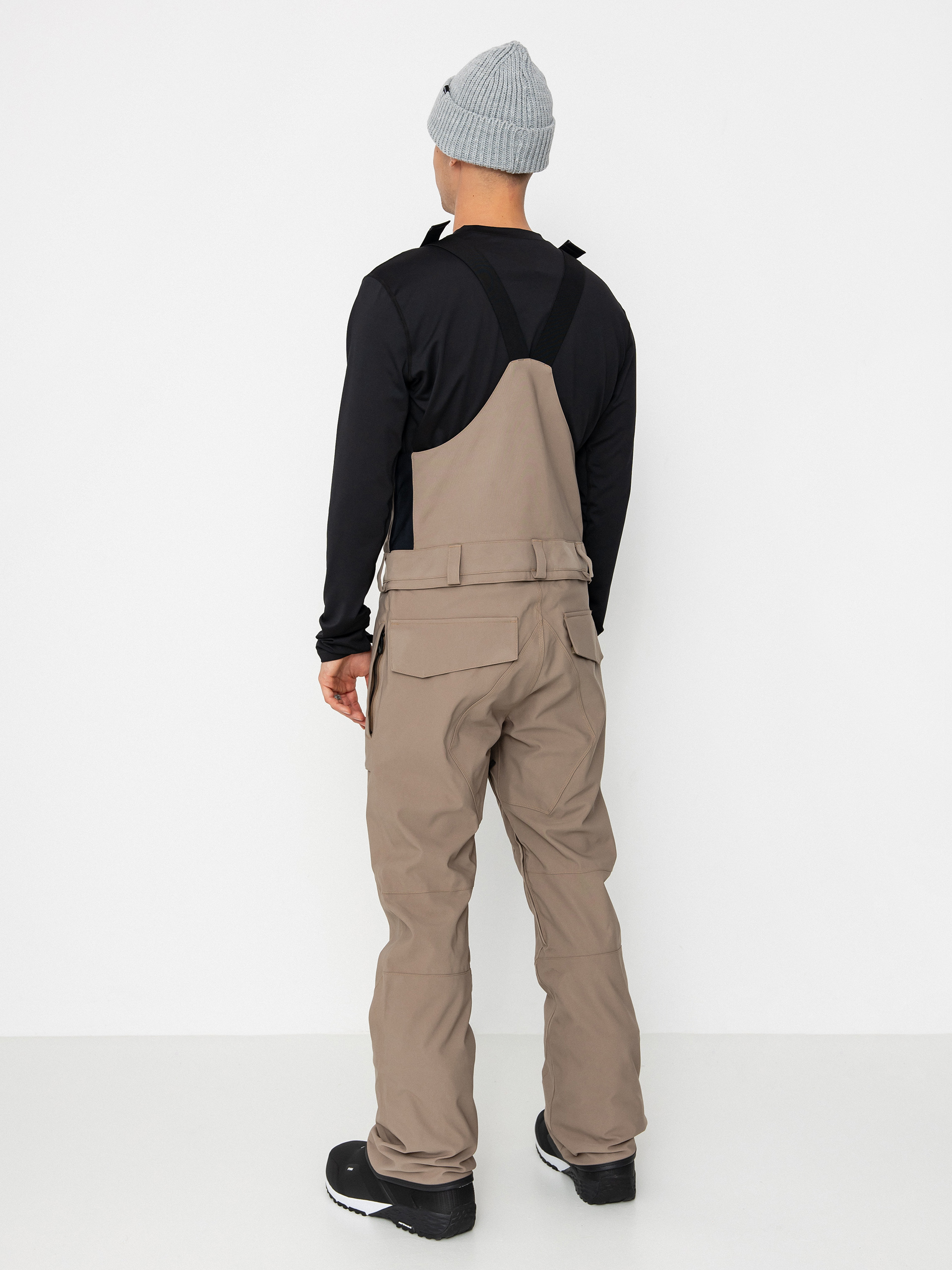 Pánske Snowboardové nohavice Volcom Roan Bib Overall (chestnut brown)