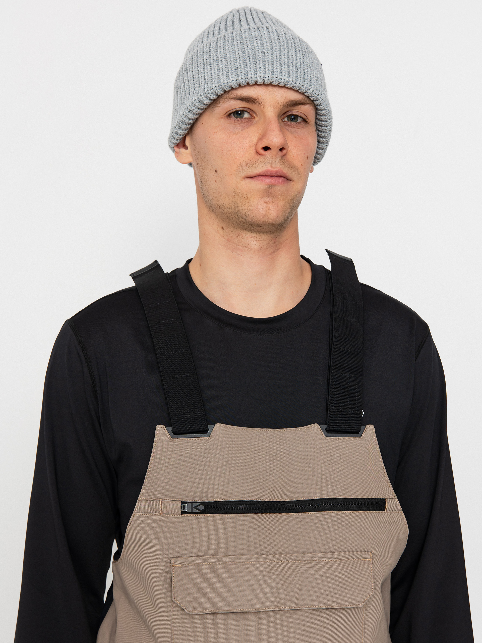 Pánske Snowboardové nohavice Volcom Roan Bib Overall (chestnut brown)