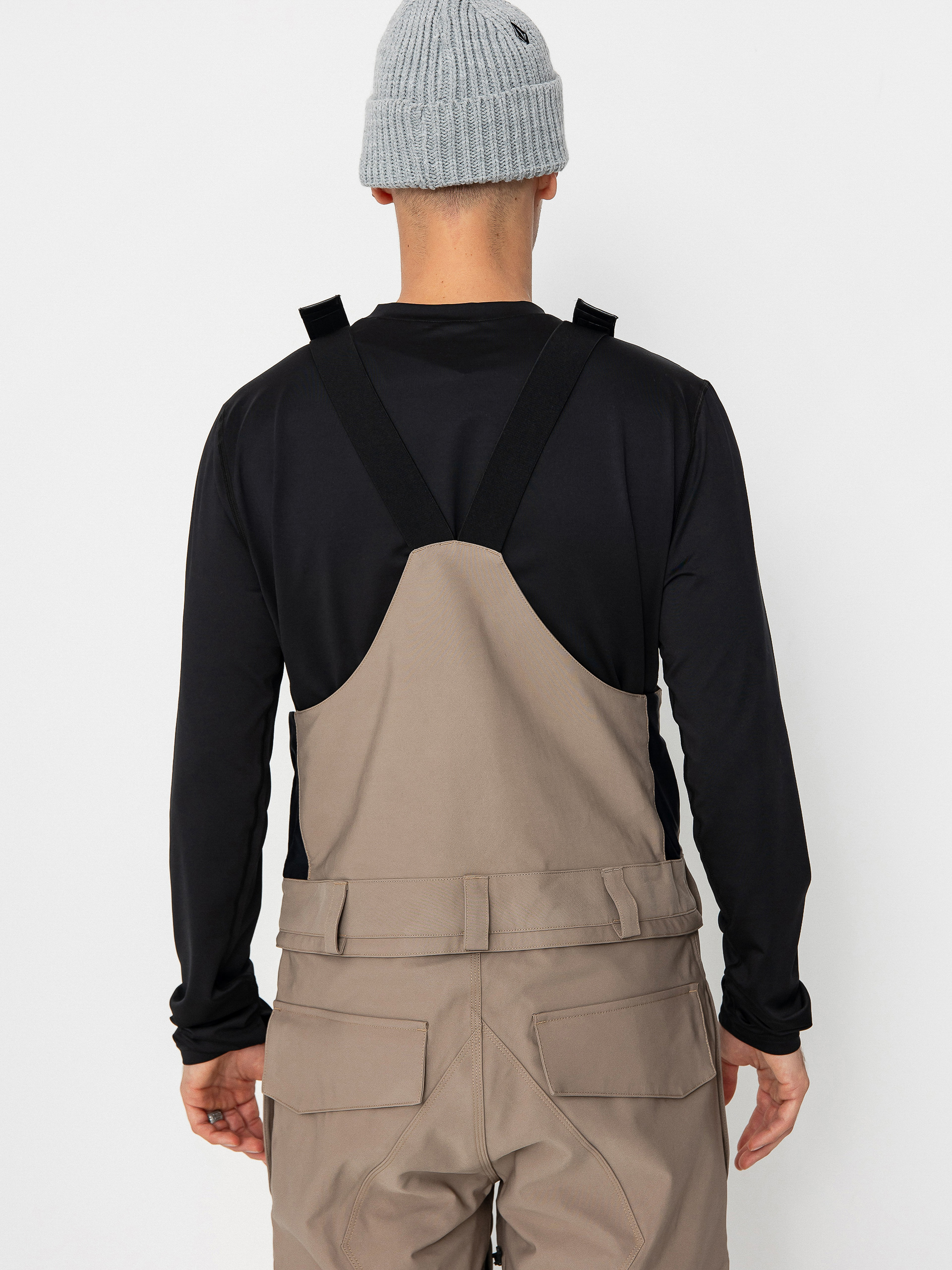 Pánske Snowboardové nohavice Volcom Roan Bib Overall (chestnut brown)