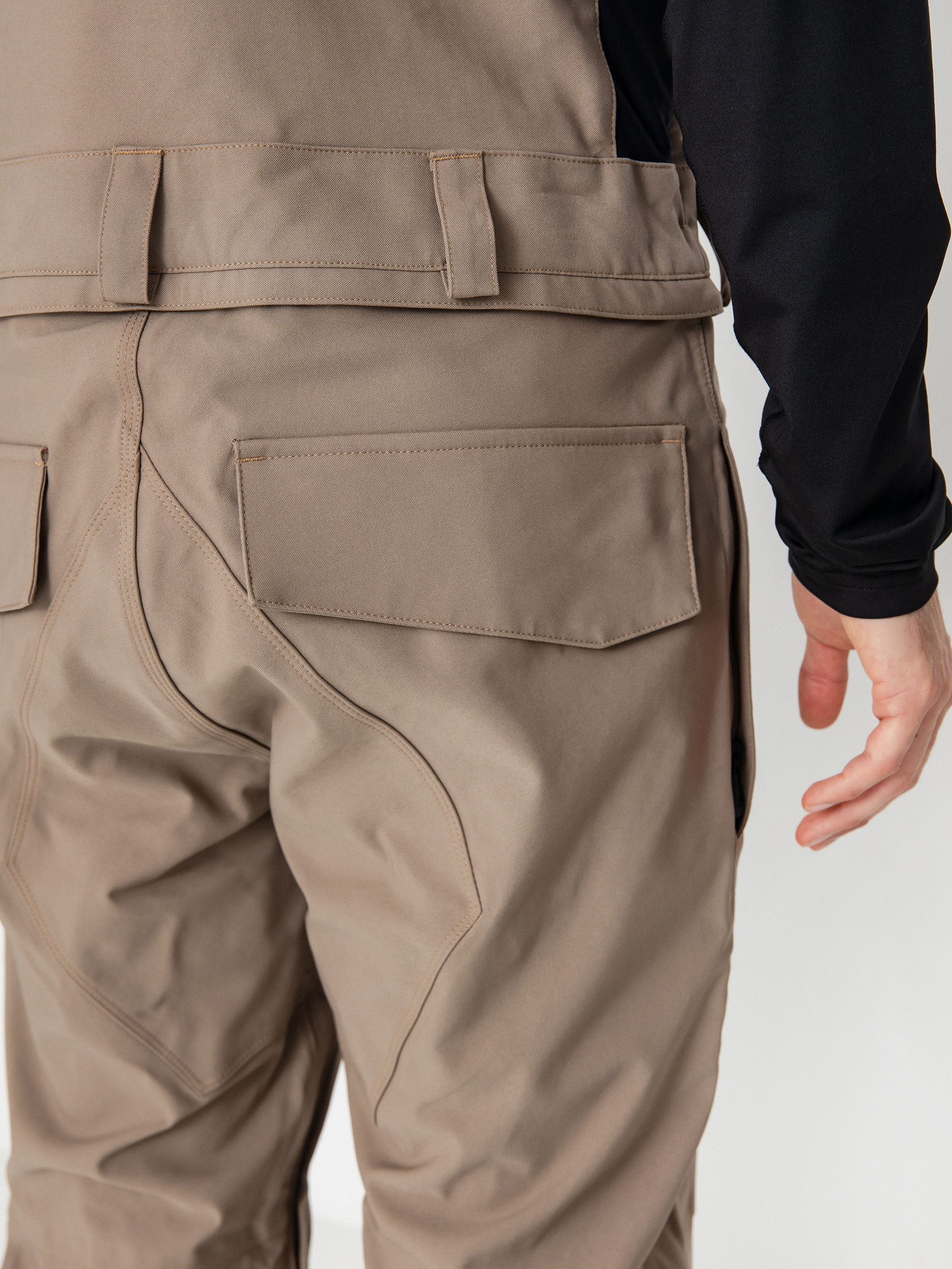 Pánske Snowboardové nohavice Volcom Roan Bib Overall (chestnut brown)