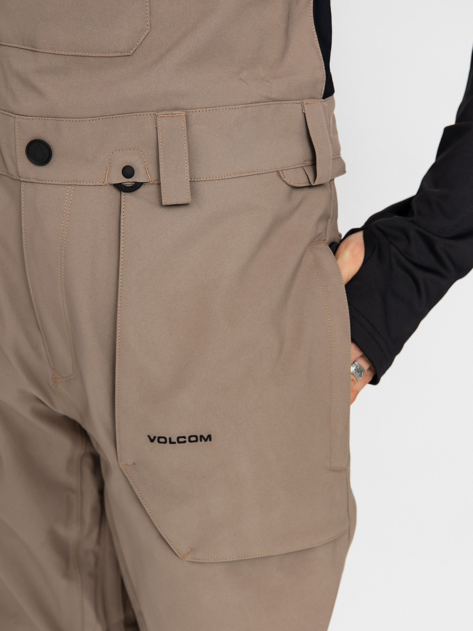 Pánske Snowboardové nohavice Volcom Roan Bib Overall (chestnut brown)