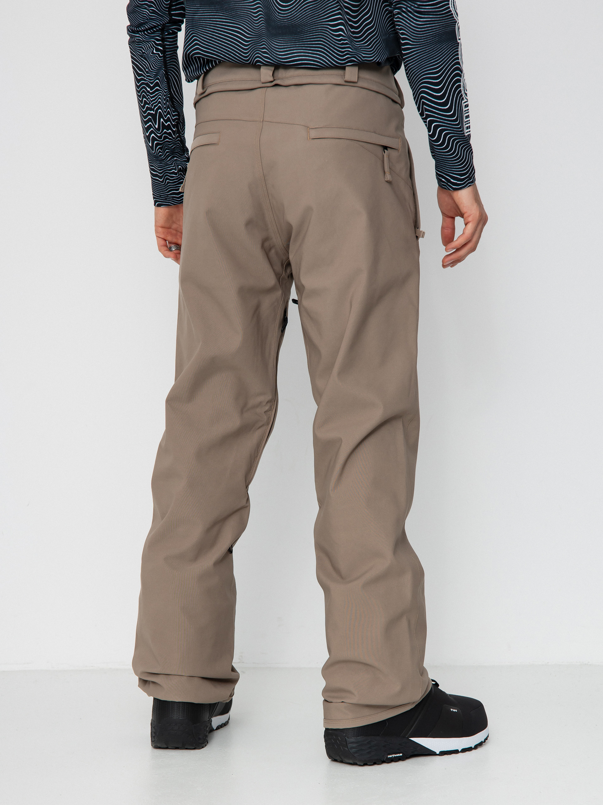 Pánske Snowboardové nohavice Volcom Freakin Snow Chino (chestnut brown)