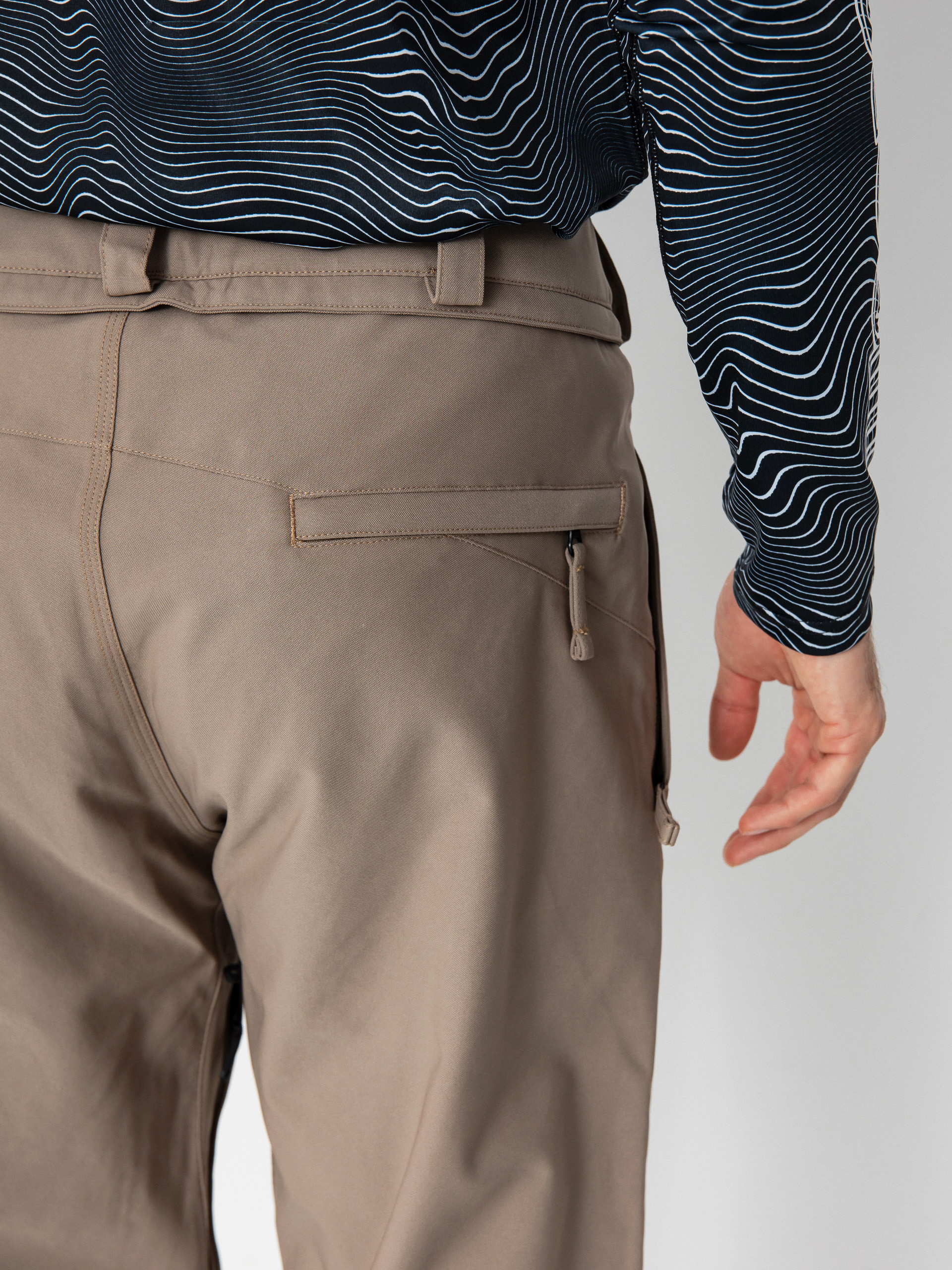 Pánske Snowboardové nohavice Volcom Freakin Snow Chino (chestnut brown)