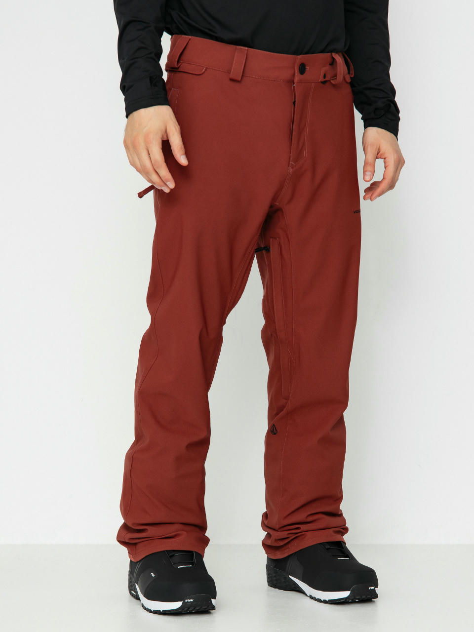 Pánske Snowboardové nohavice Volcom Freakin Snow Chino (redwood)