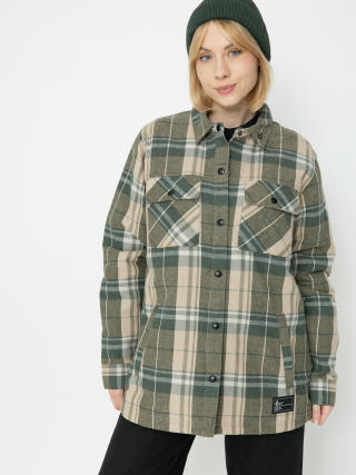 Snowboardová bunda Volcom Ins Riding Flannel Wmn (sand)