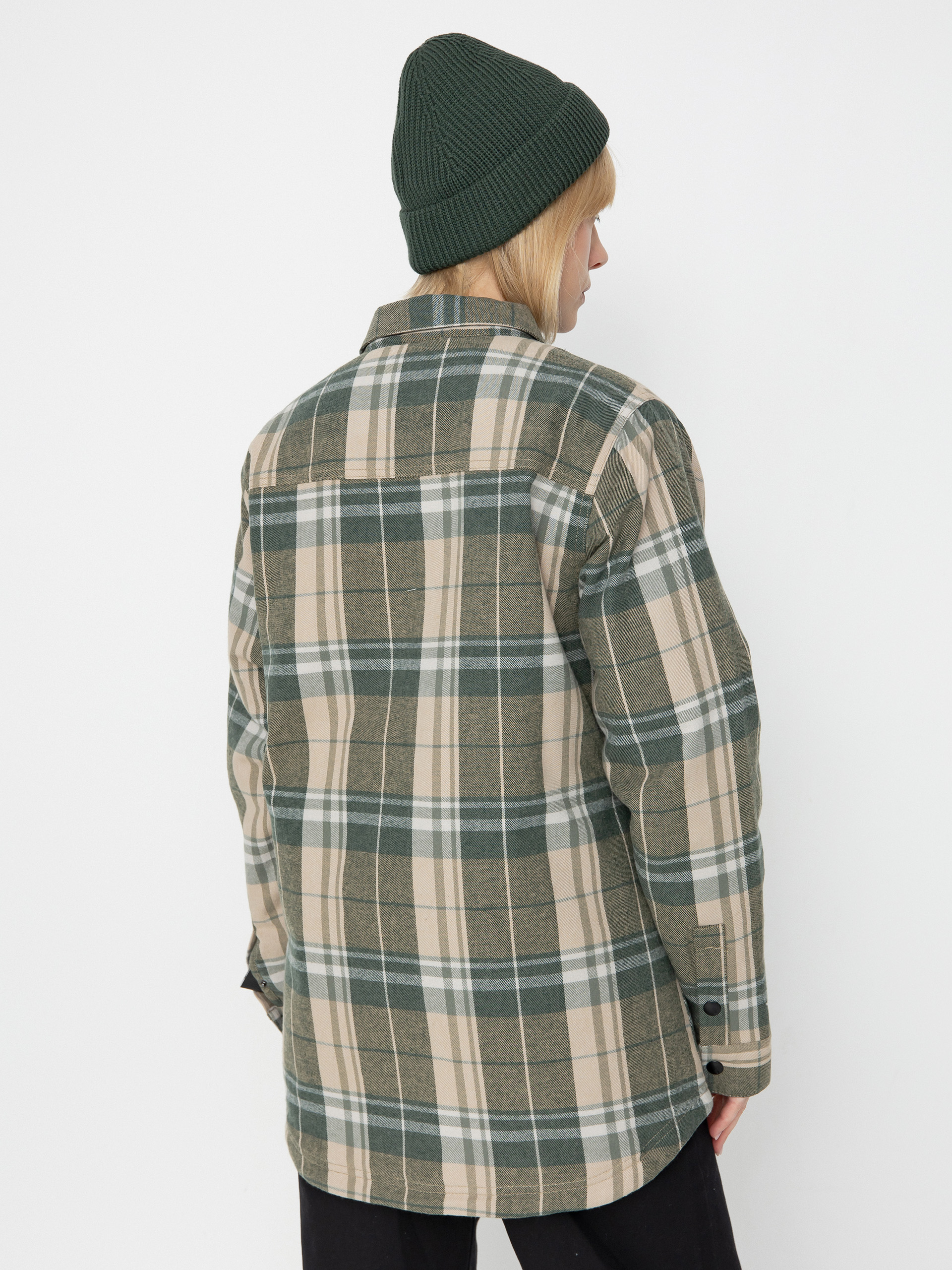 Dámska Snowboardová bunda Volcom Ins Riding Flannel (sand)