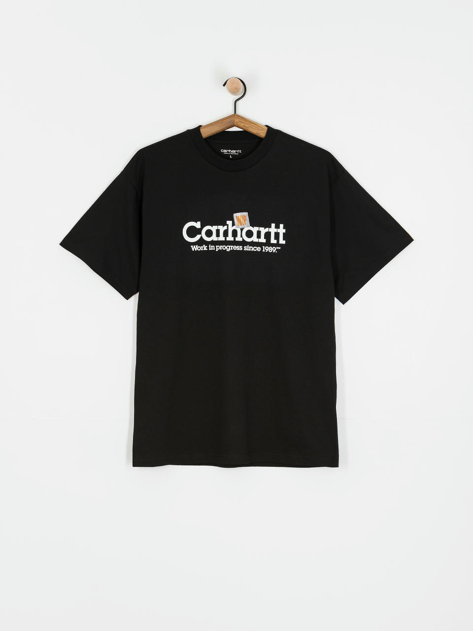 Tričko Carhartt WIP Label Script (black)