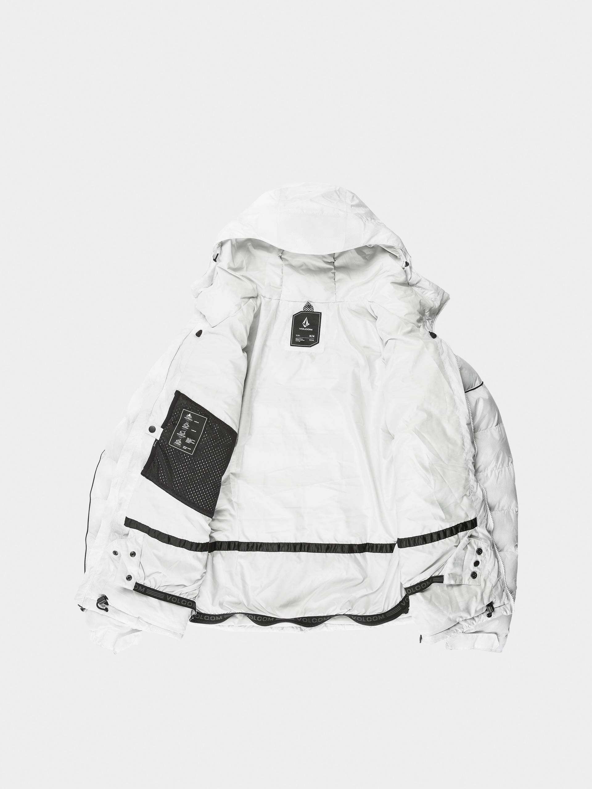 Pánska Snowboardová bunda Volcom Sew Down (white camo)