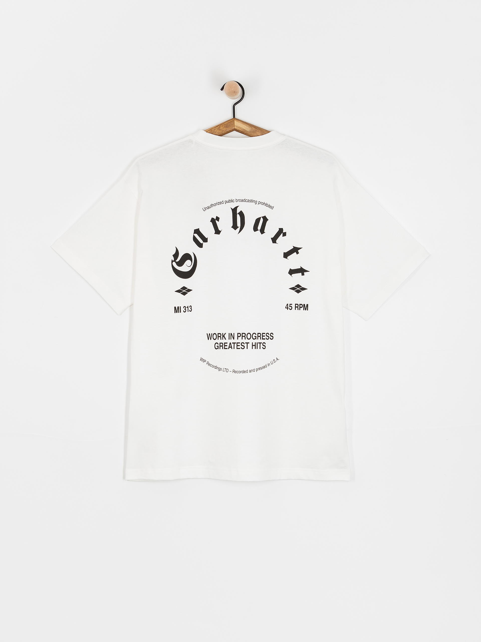 Tričko Carhartt WIP Greatest Hits (white/black)