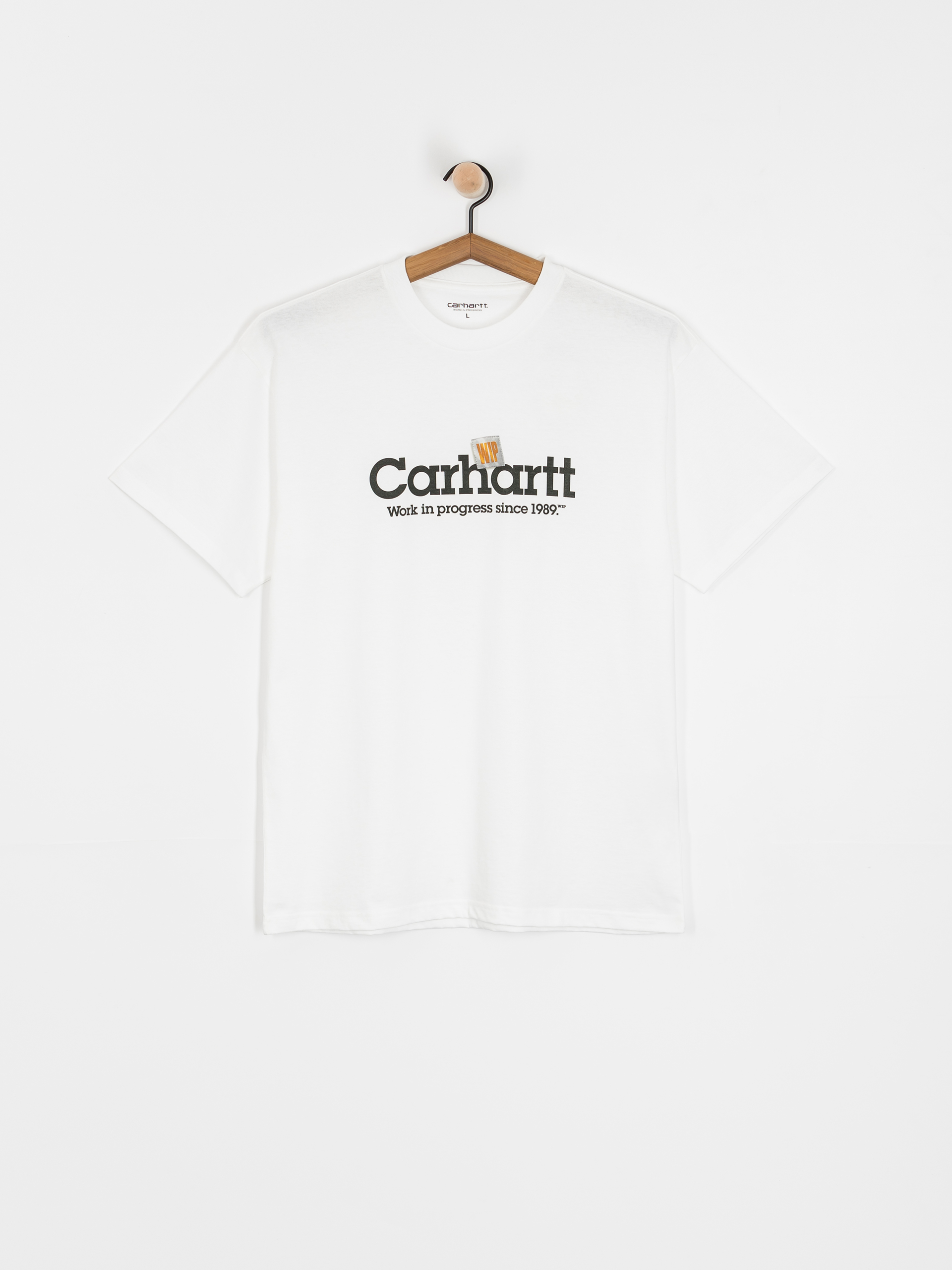 Tričko Carhartt WIP Label Script (white)