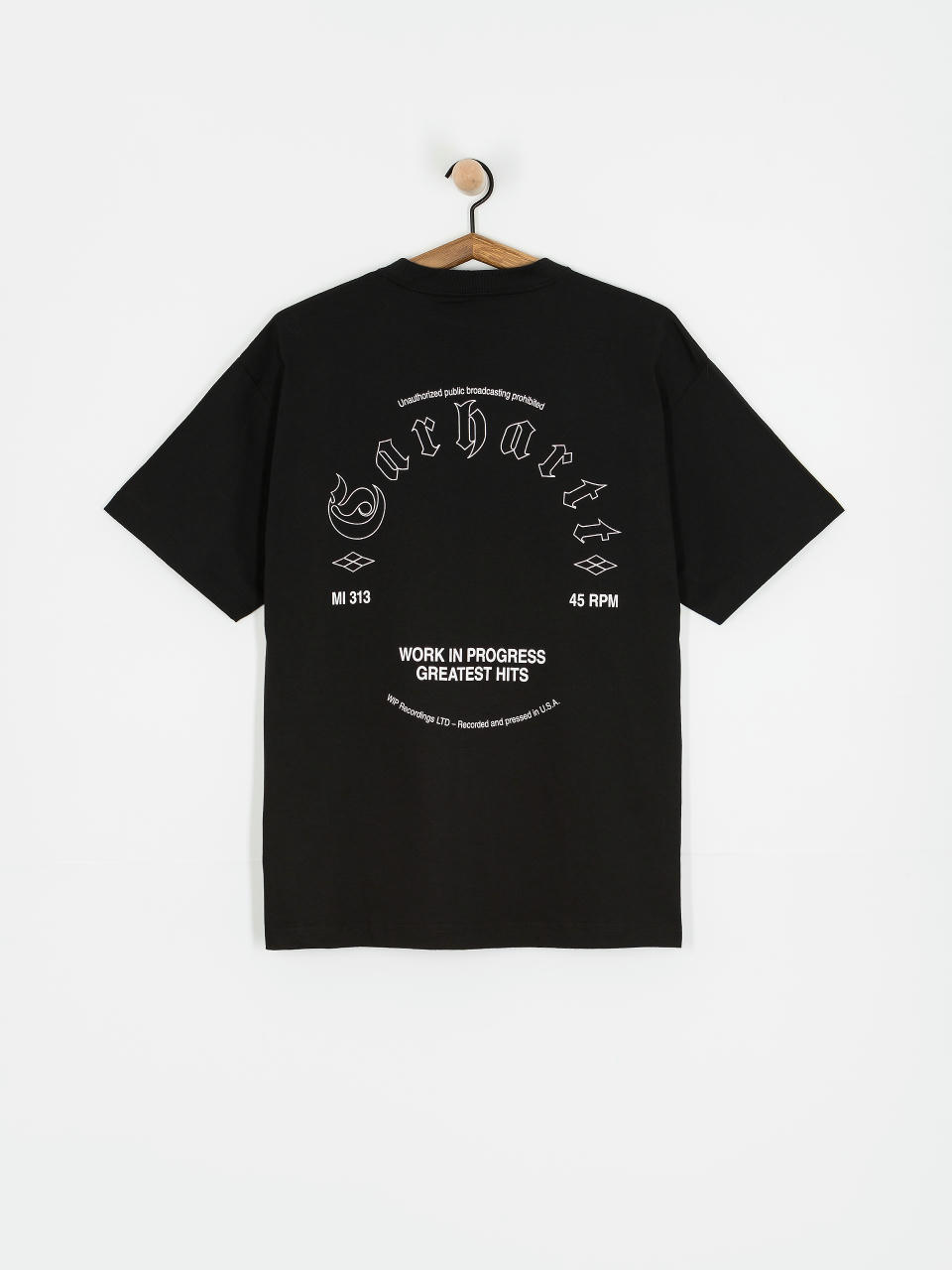 Tričko Carhartt WIP Greatest Hits (black/white)