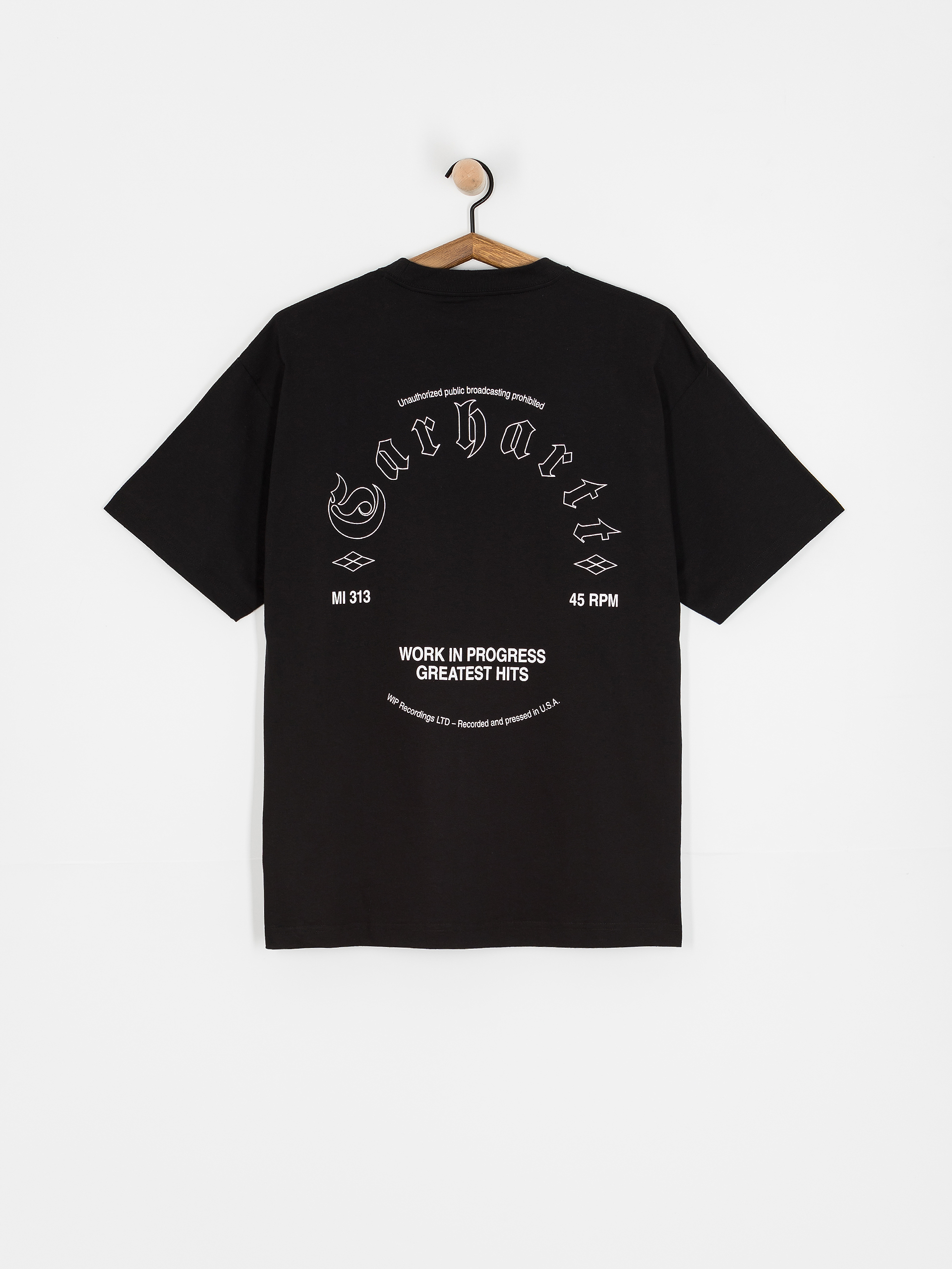 Tričko Carhartt WIP Greatest Hits (black/white)