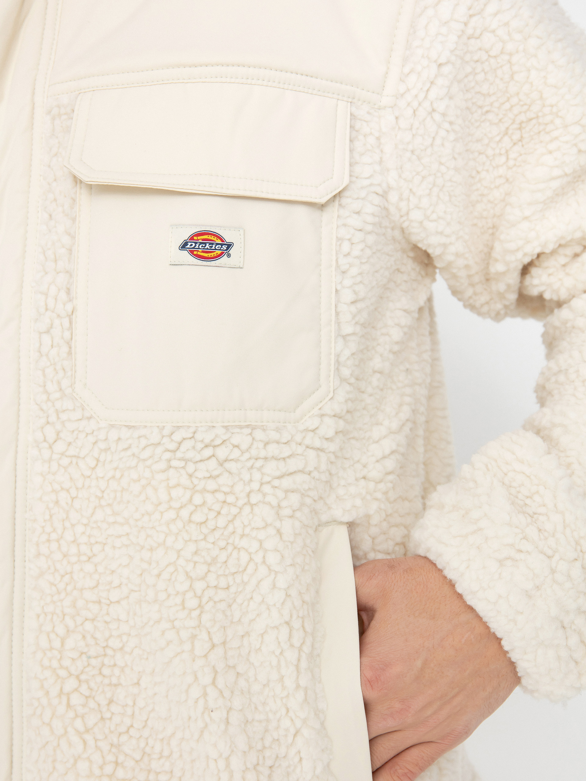 Pánsky Flísová mikina Dickies Pinesdale (whitecap gray)