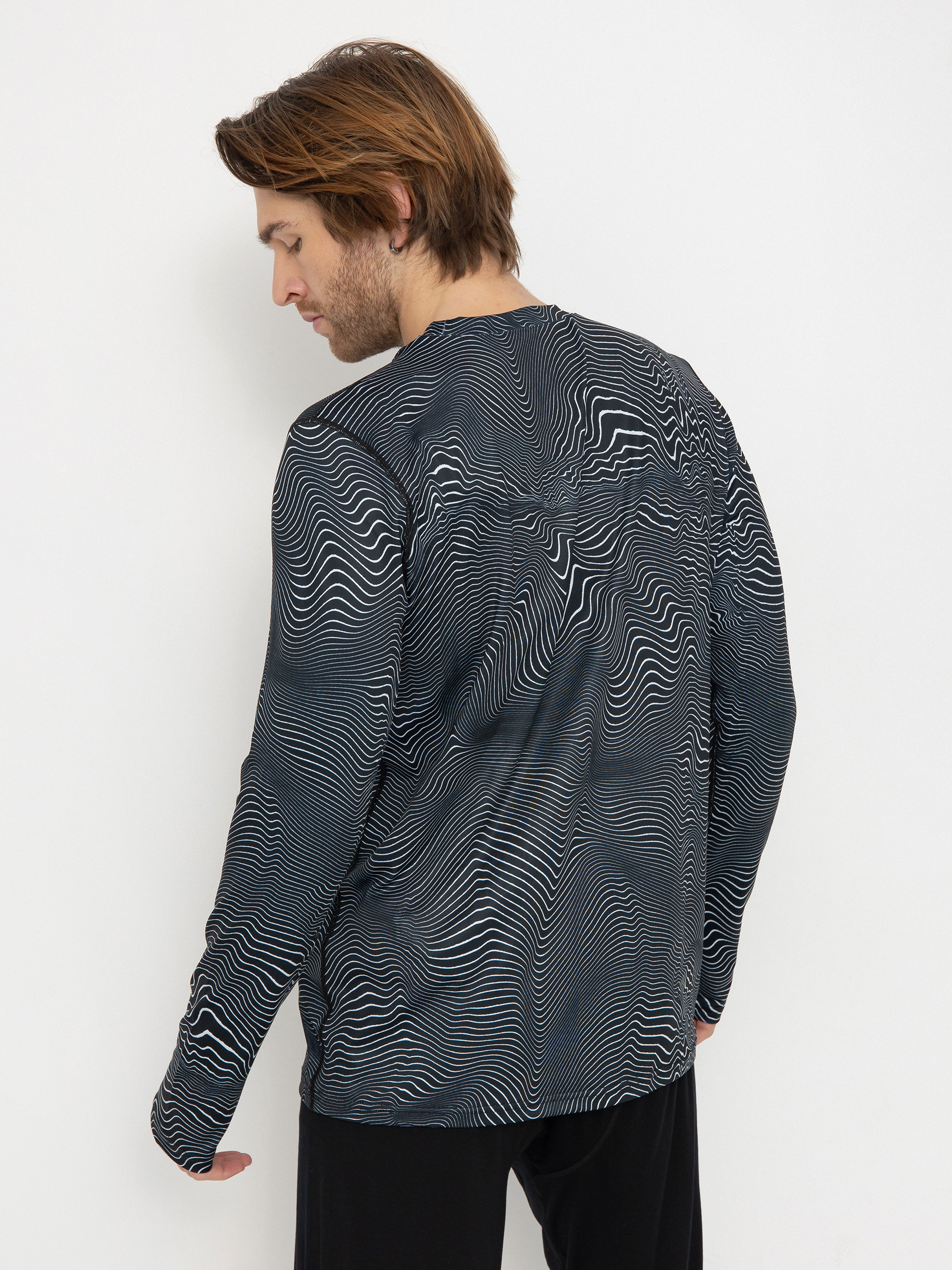 Pánsky Triko Volcom M V Science Crew (black print)