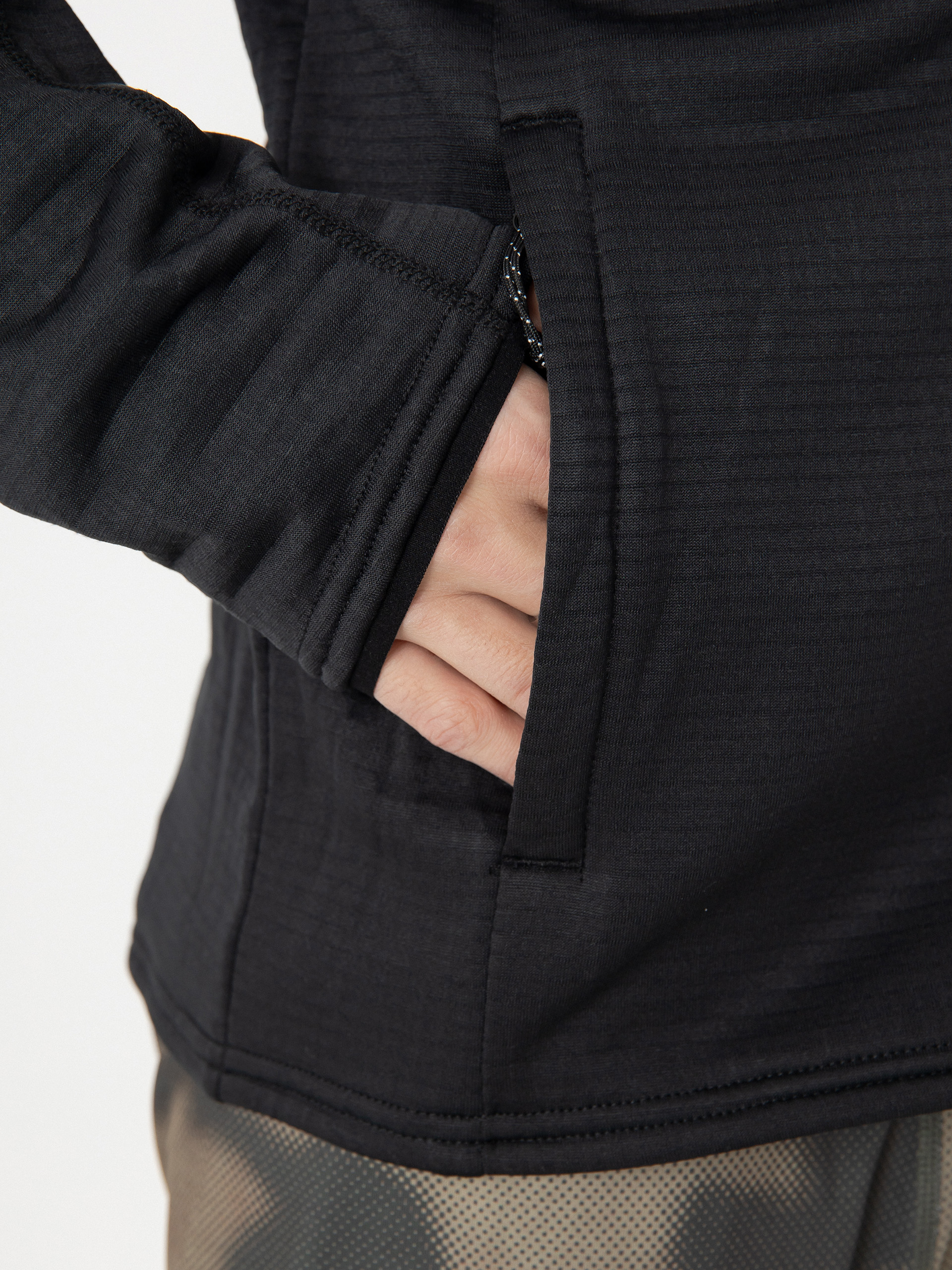 Pánska Termomikina  Volcom Gridlock Full Zip (black)