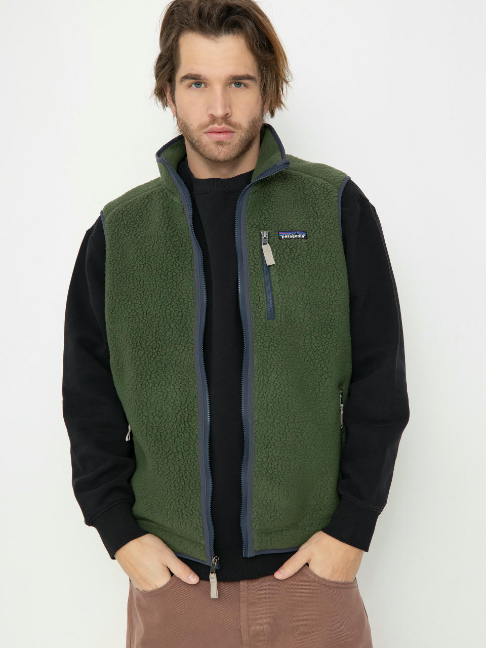 Vesta Patagonia Retro Pile Vest (torrey pine green)