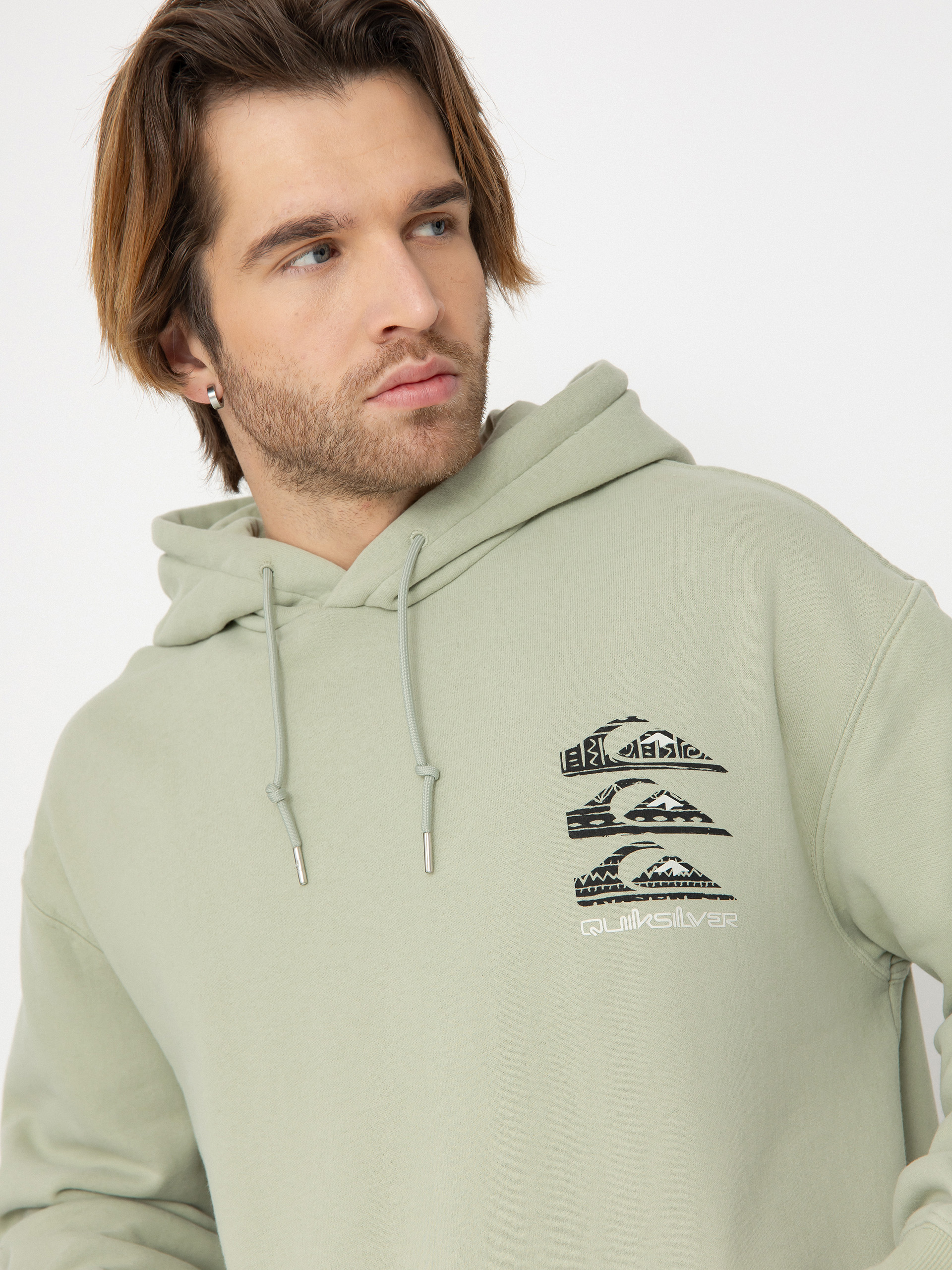Mikina s kapucňou Quiksilver Good Hope Lake HD (desert sage)