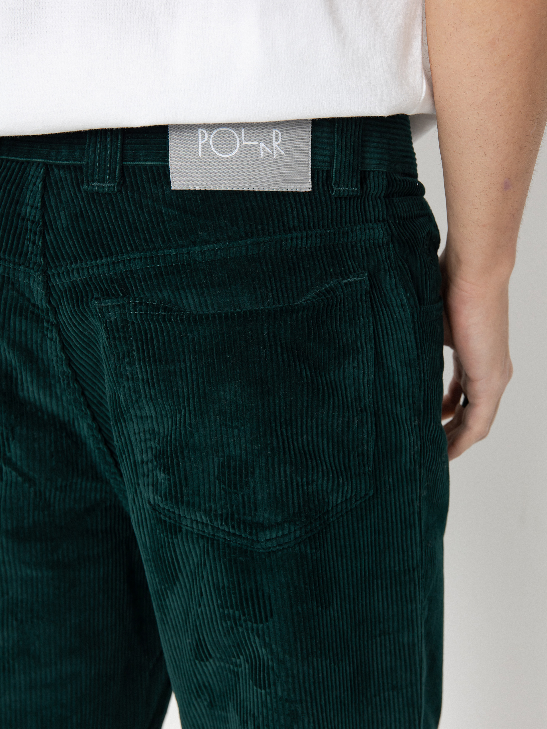Nohavice Polar Skate 93! Cord (dark emerald)