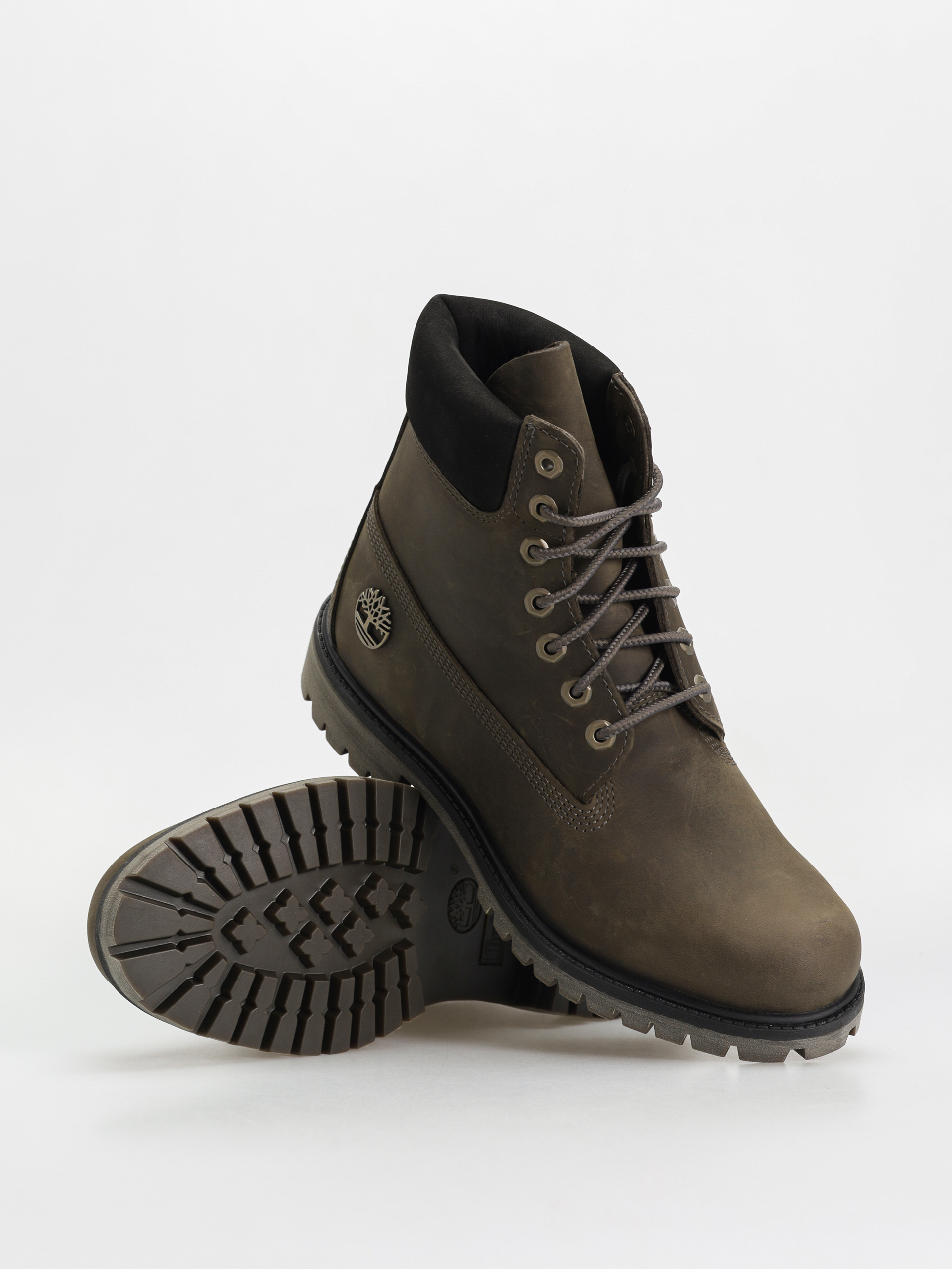 Zimné topánky Timberland Premium 6 In Lace (medium grey full grain)