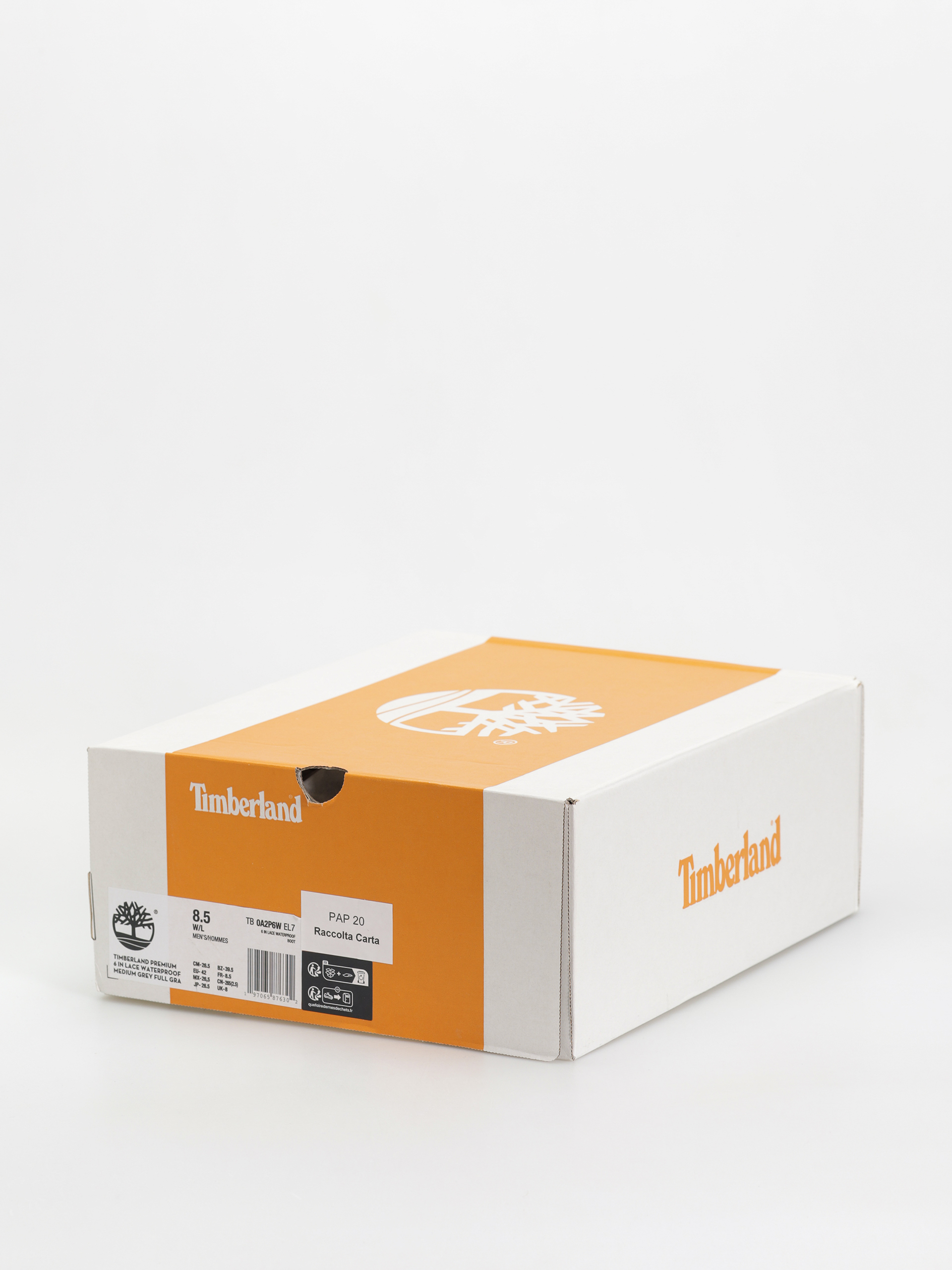 Zimné topánky Timberland Premium 6 In Lace (medium grey full grain)