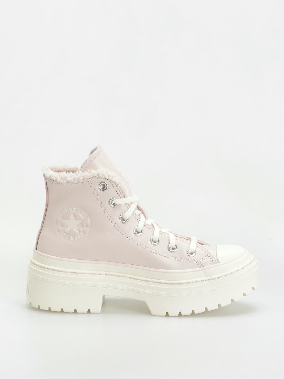 Topánky Converse Chuck Taylor All Star Lugged Heel Sherpa Wmn (blush hush/egret/egret)