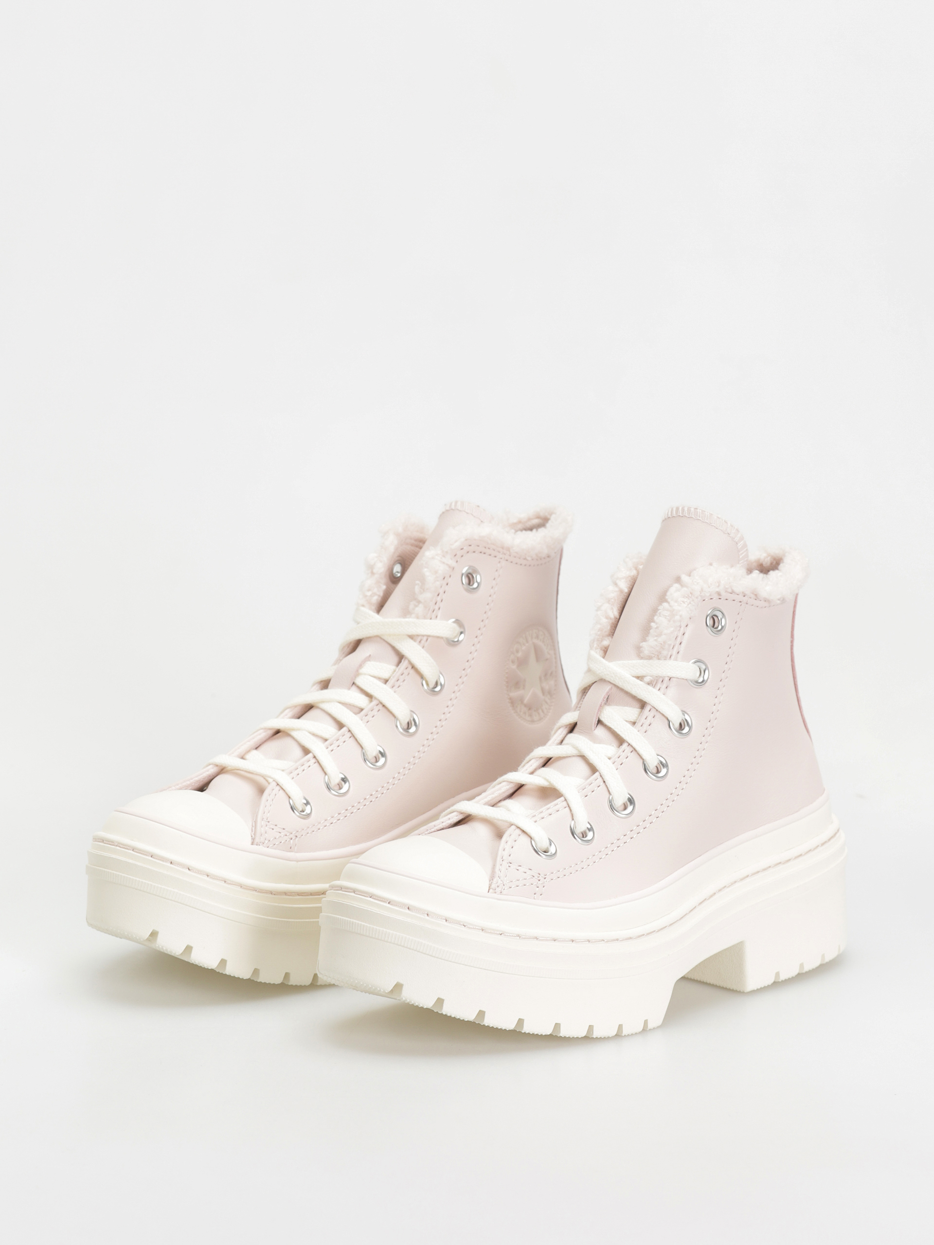 Topánky Converse Chuck Taylor All Star Lugged Heel Sherpa Wmn (blush hush/egret/egret)
