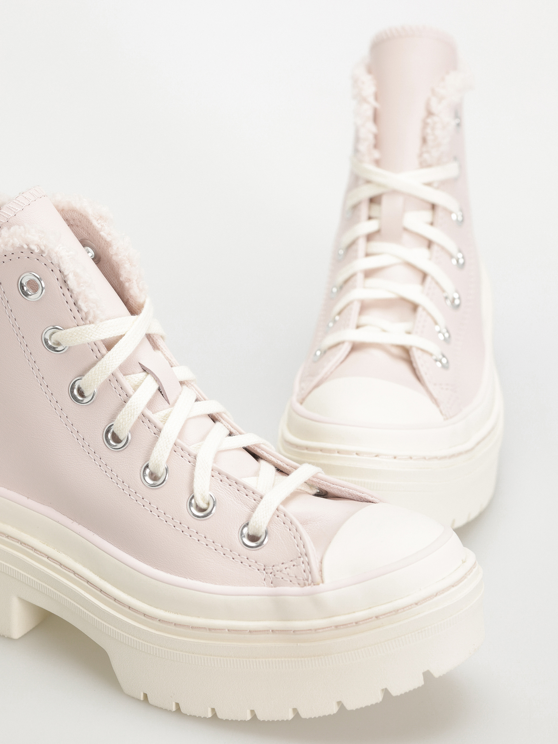 Topánky Converse Chuck Taylor All Star Lugged Heel Sherpa Wmn (blush hush/egret/egret)