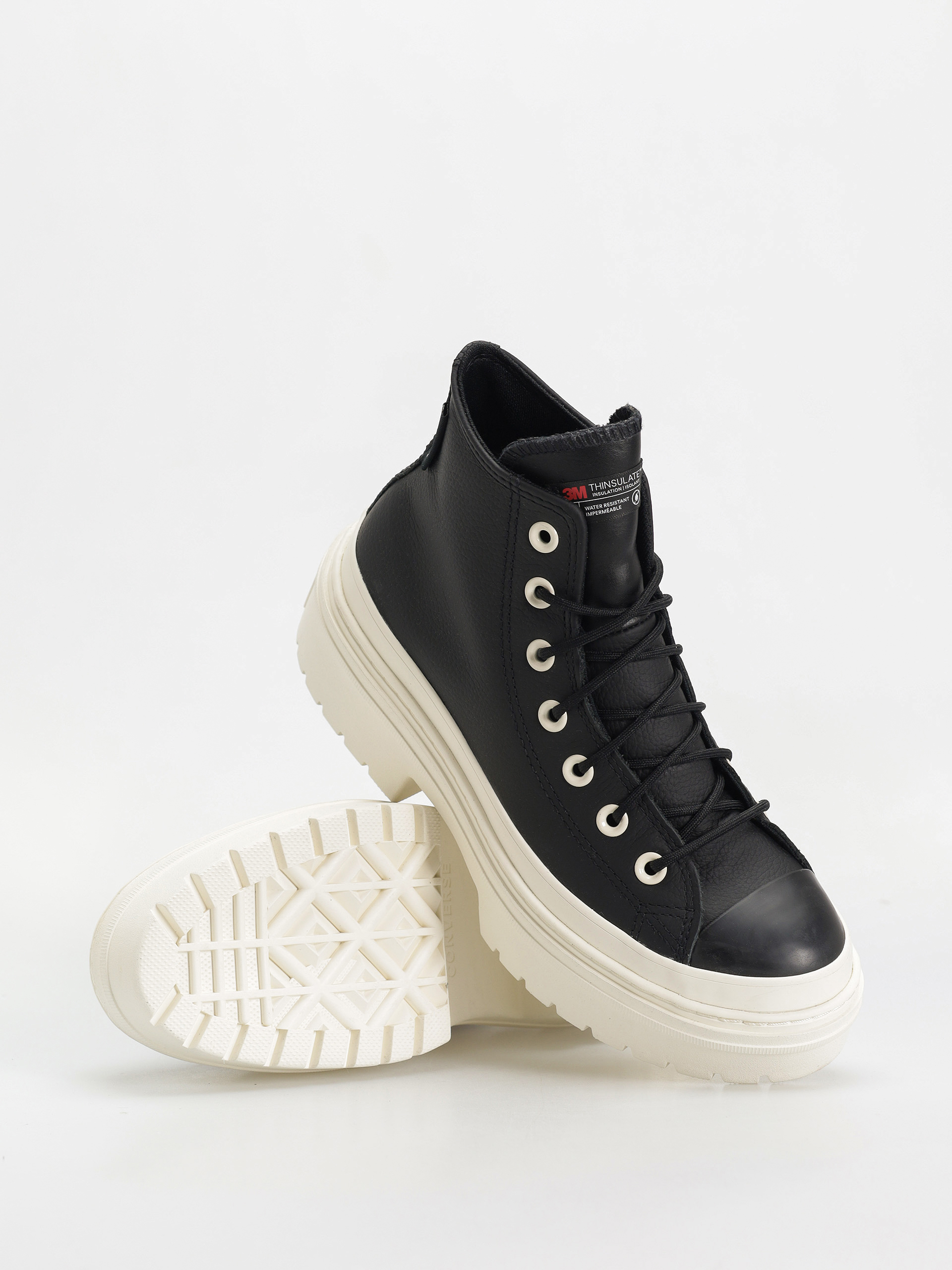 Topánky Converse Chuck Taylor All Star Lugged Heel Platform Waterproof Wmn (black/black/egret)