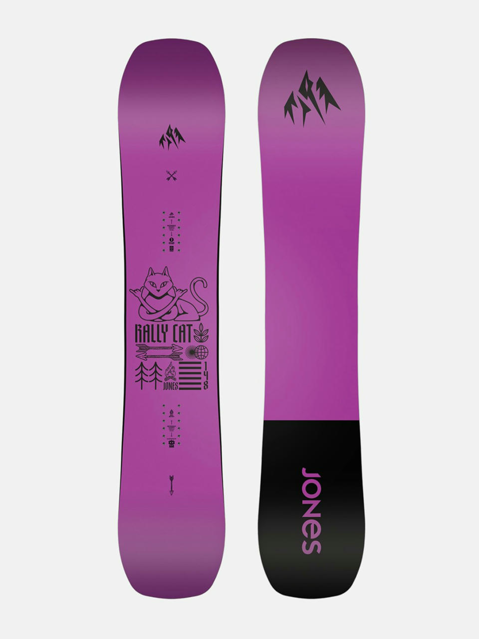 Dámska Snowboard Jones Snowboards Rally Cat (pink/black)