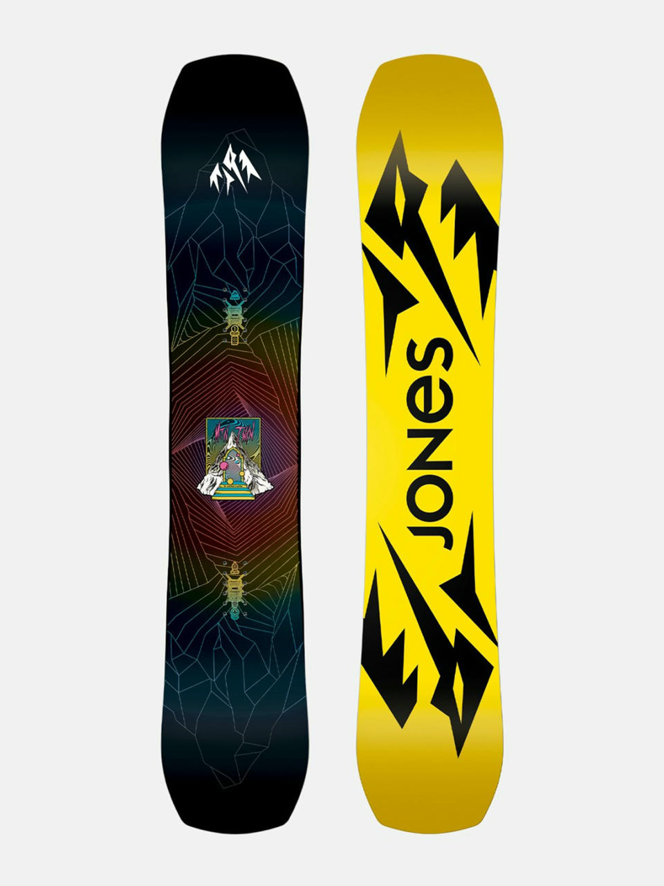 Snowboard Jones Snowboards Mountain Twin (yellow/black)