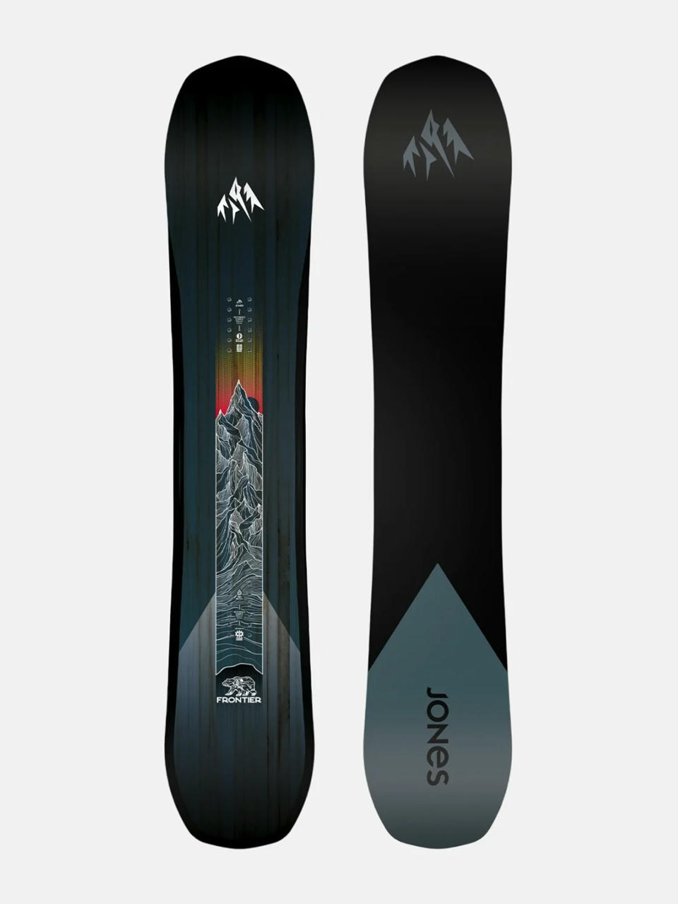 Pánska Snowboard Jones Snowboards Frontier (black/dark teal)