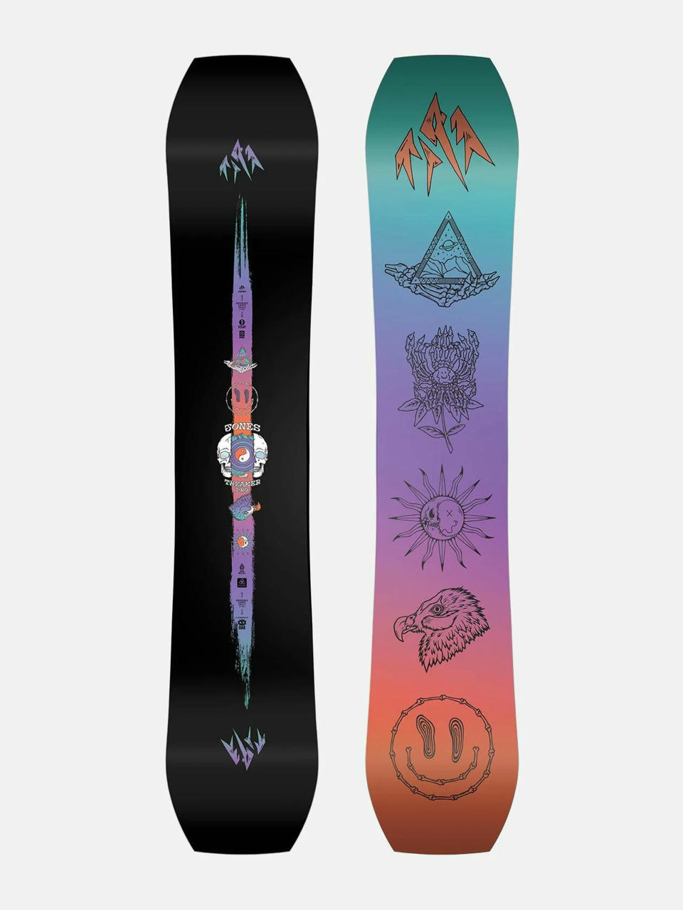 Pánska Snowboard Jones Snowboards Tweaker Pro (teal/purple/orange)