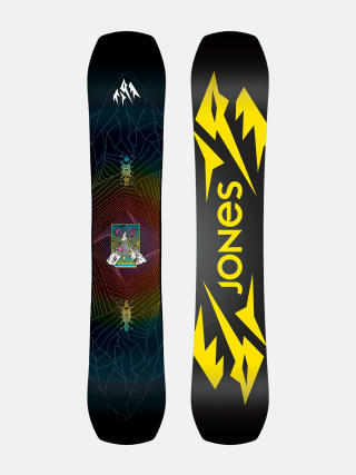 Snowboard Jones Snowboards Mountain Twin (black/yellow)