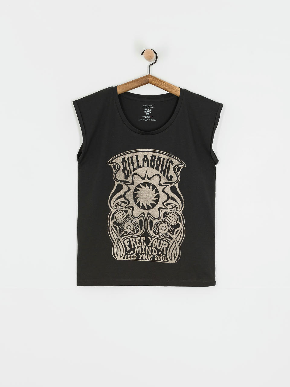 Tričko Billabong Mind Free Wmn (off black)