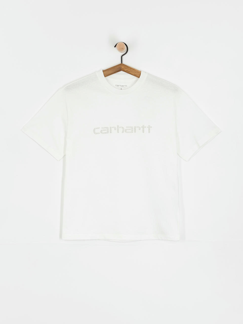 Tričko Carhartt WIP Rivet Script Wmn (white/silver)