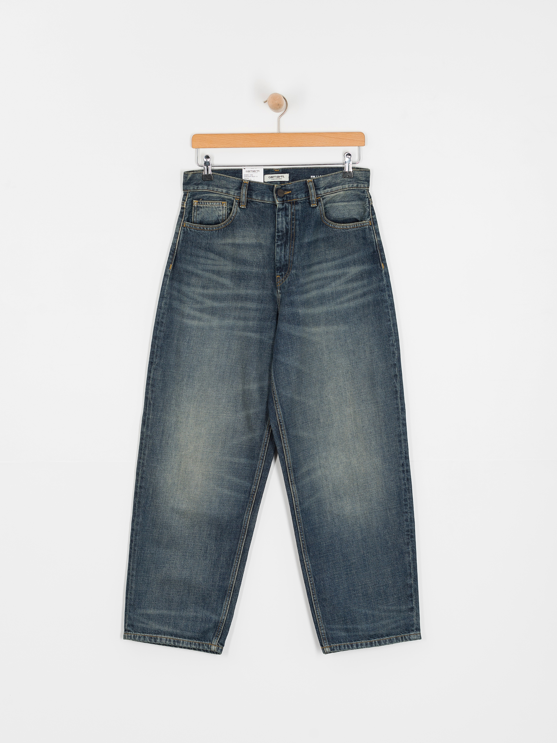 Nohavice Carhartt WIP Brandon Wmn (blue)