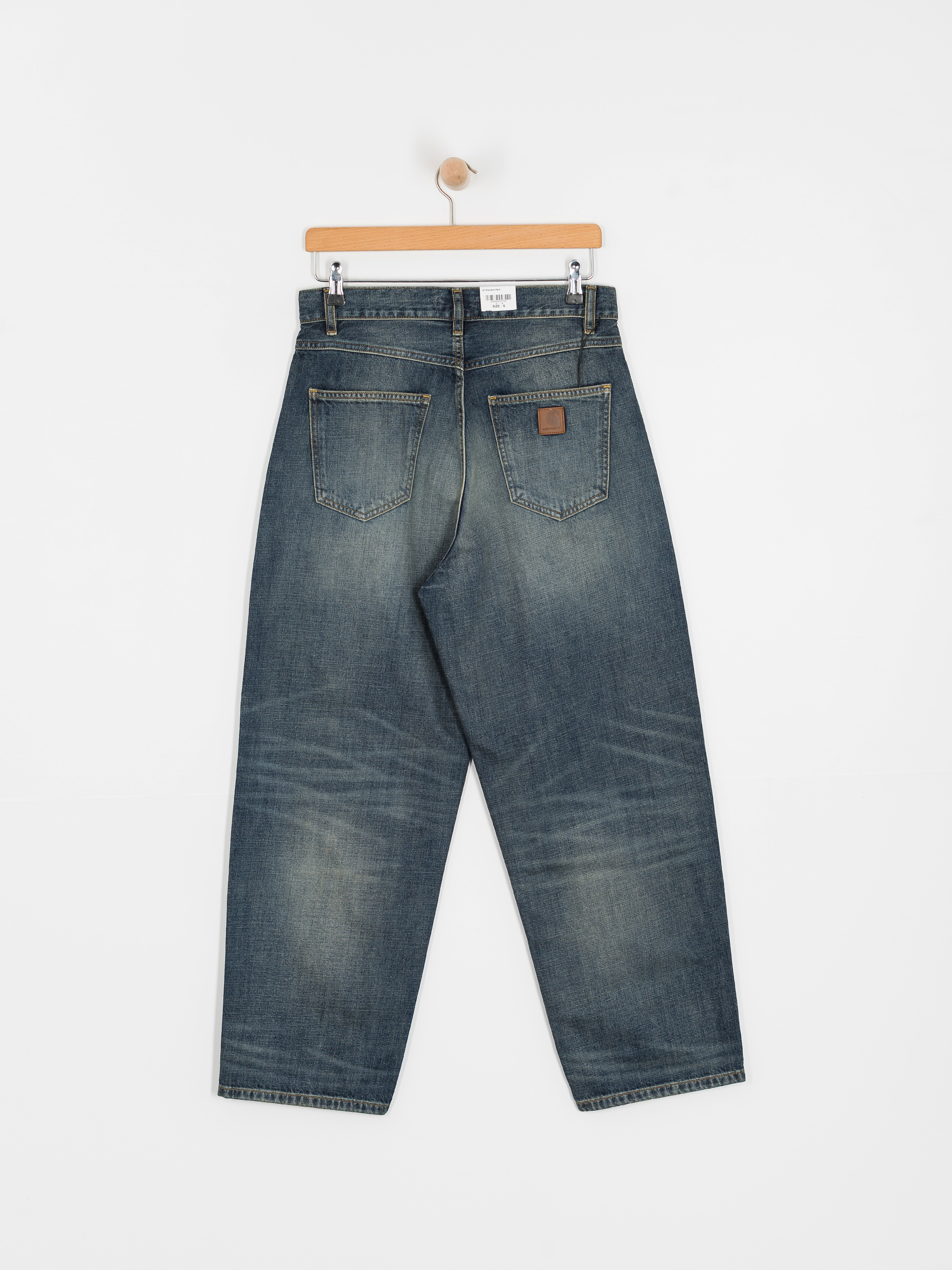 Nohavice Carhartt WIP Brandon Wmn (blue)