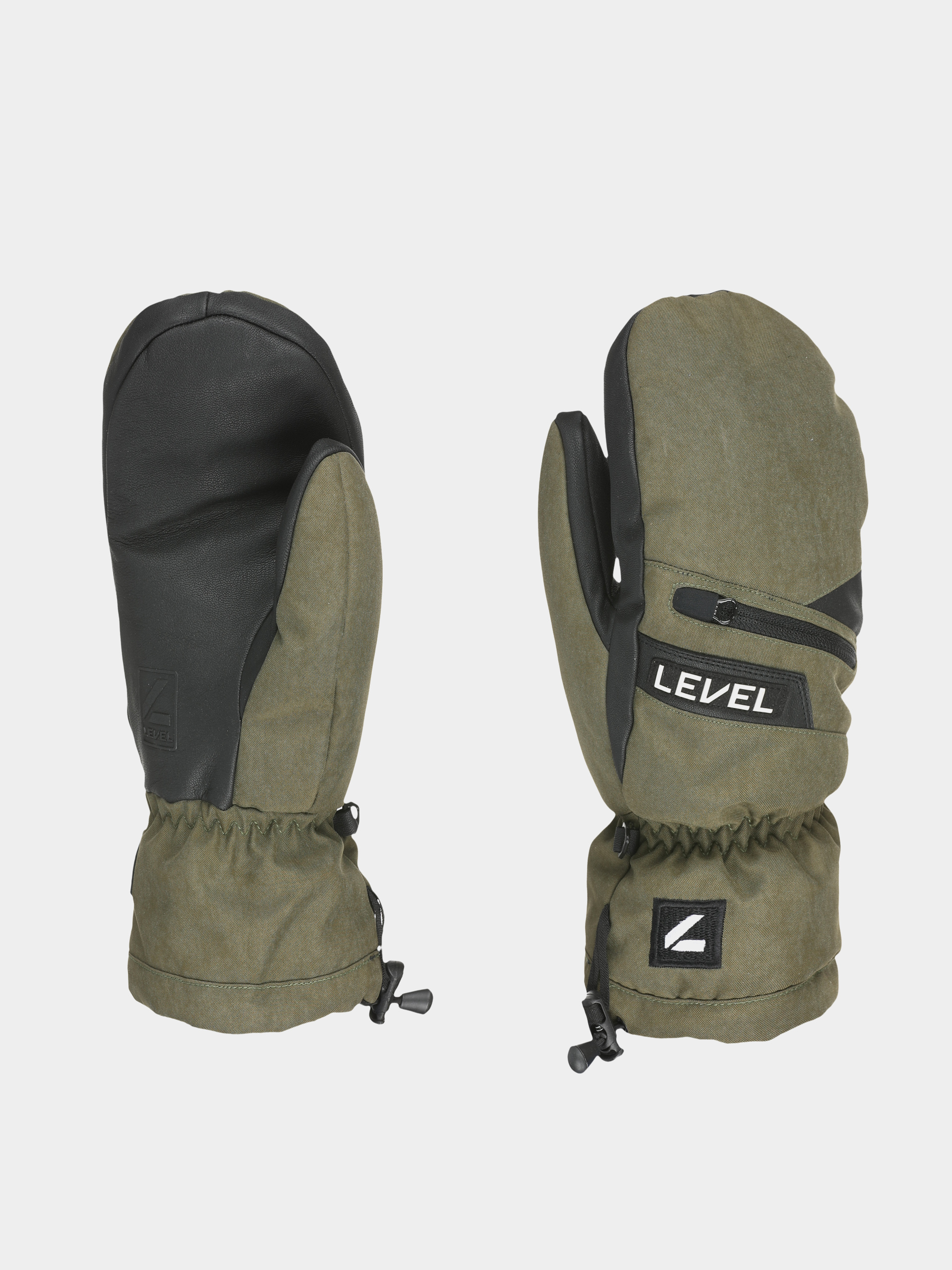 Rukavice Level Switchback Mitt (olive green)