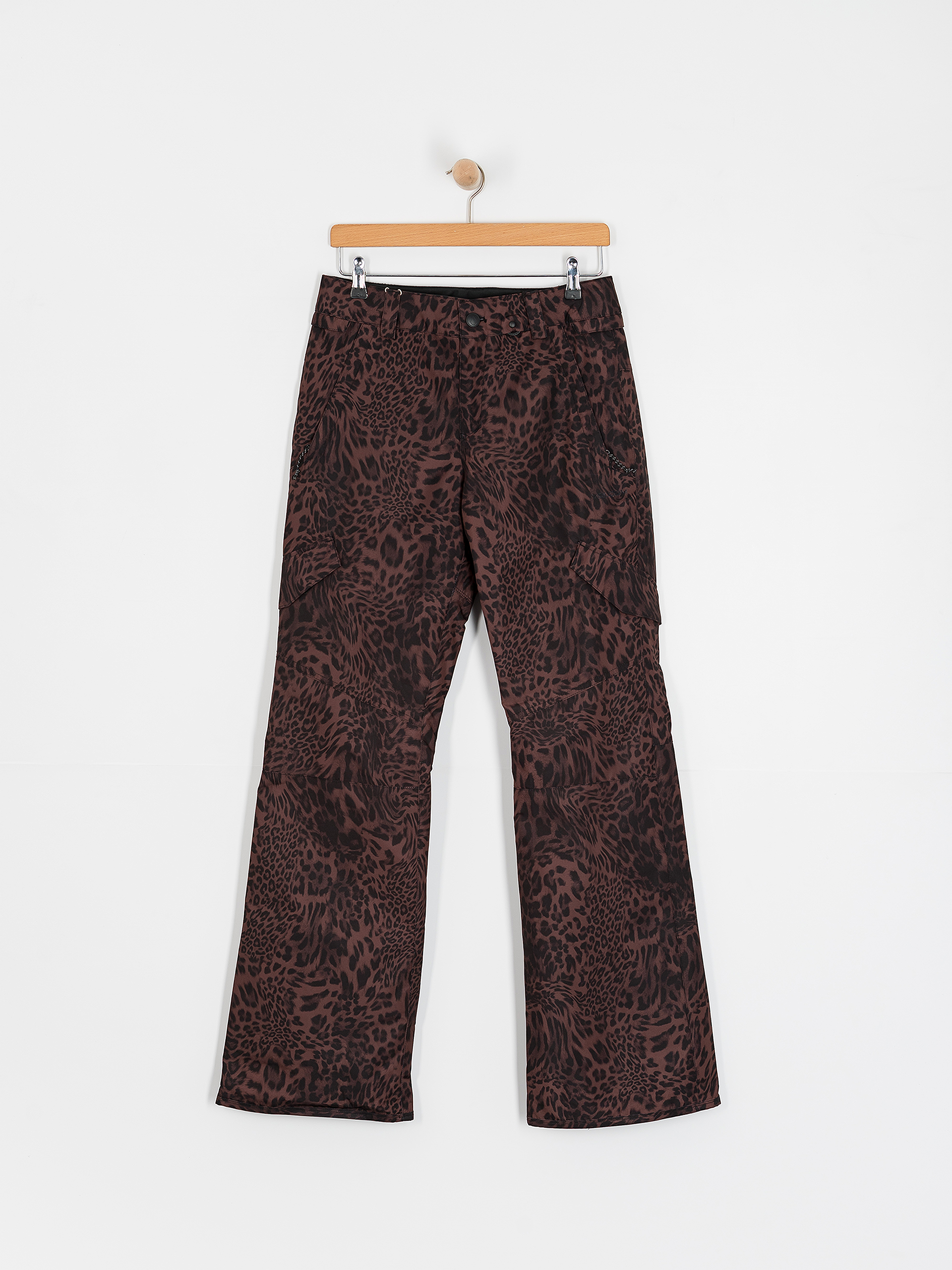 Snowboardové nohavice Volcom Bridger Ins Wmn (leopard)