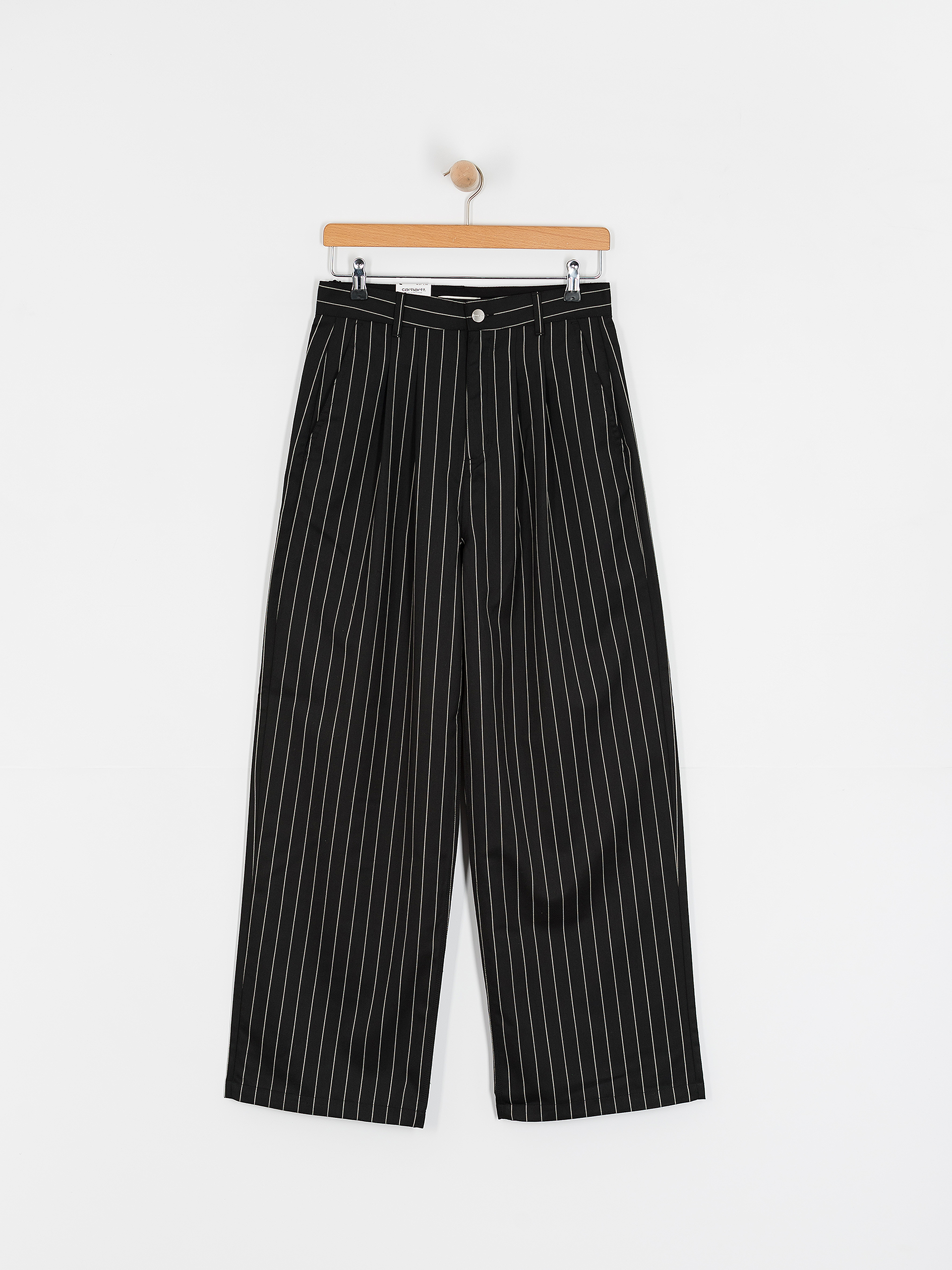 Nohavice Carhartt WIP Seaton Wmn (seaton stripe black)