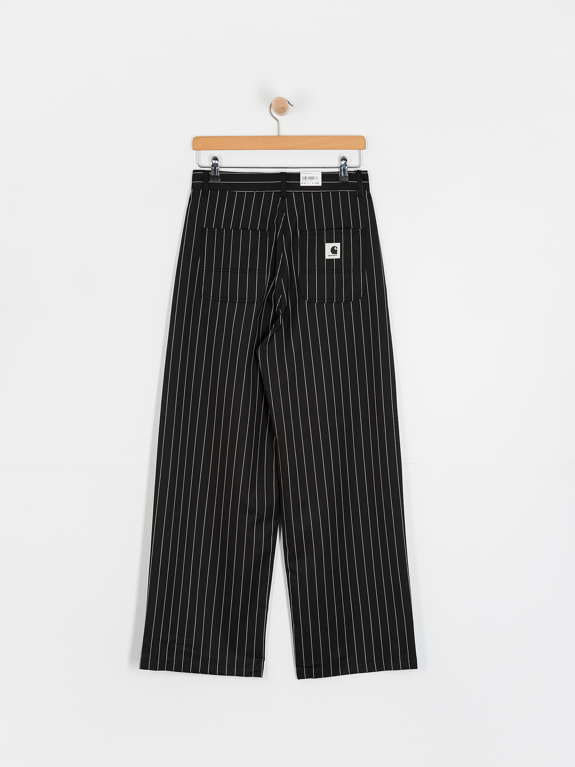 Nohavice Carhartt WIP Seaton Wmn (seaton stripe black)